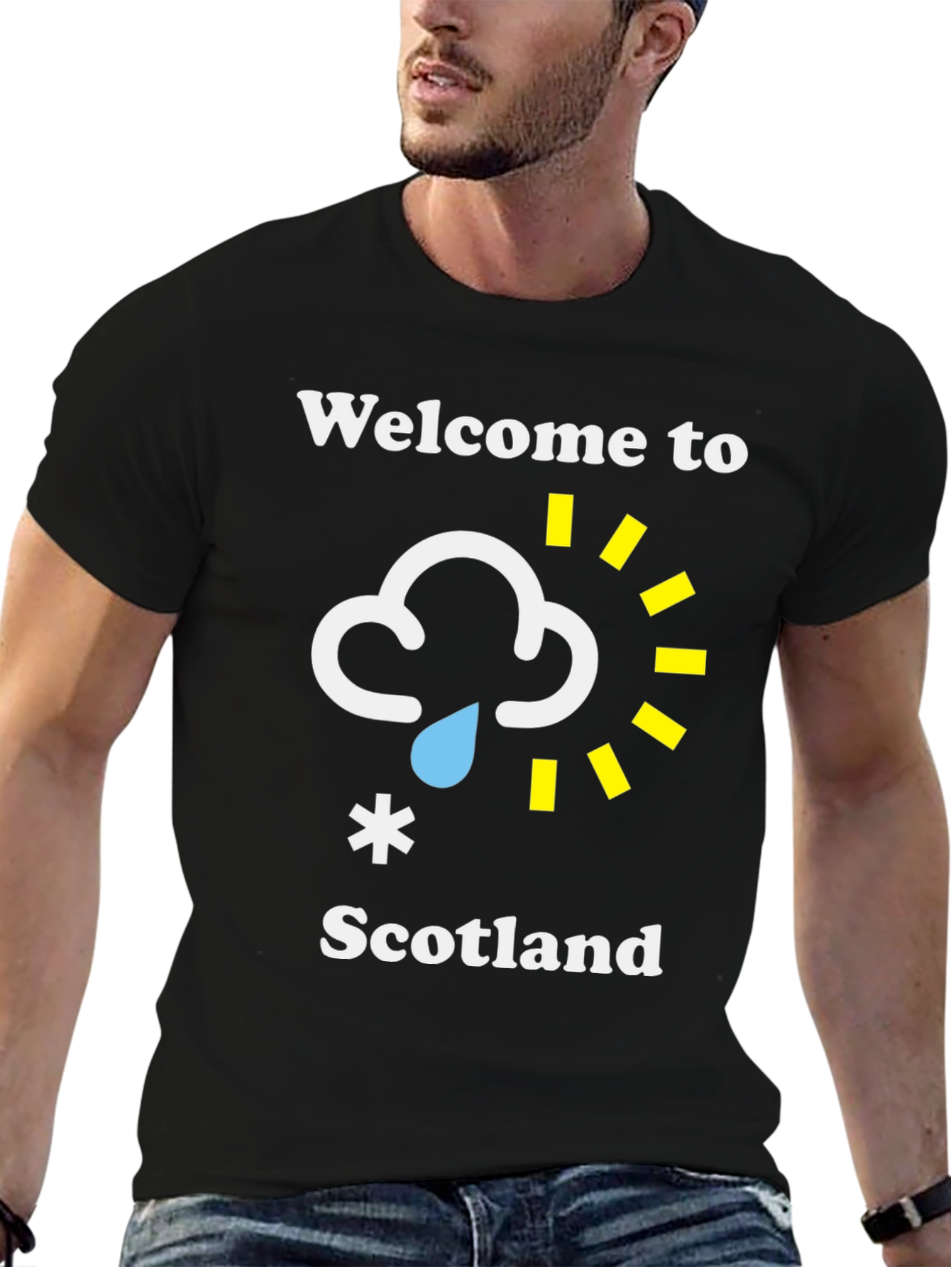 Welcome to Scotland T-Shirt Funny Weather Tee