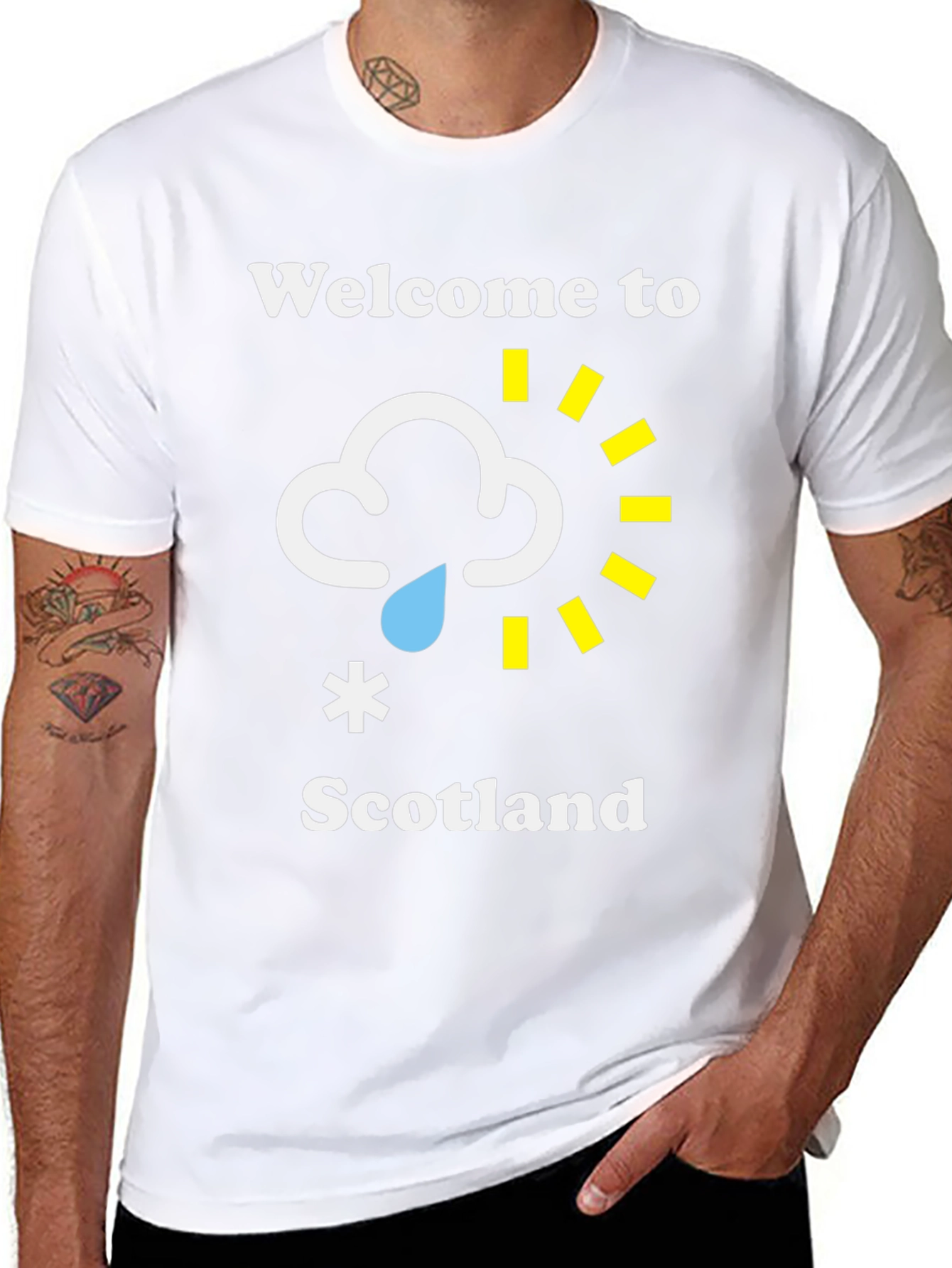 Welcome to Scotland T-Shirt Funny Weather Tee