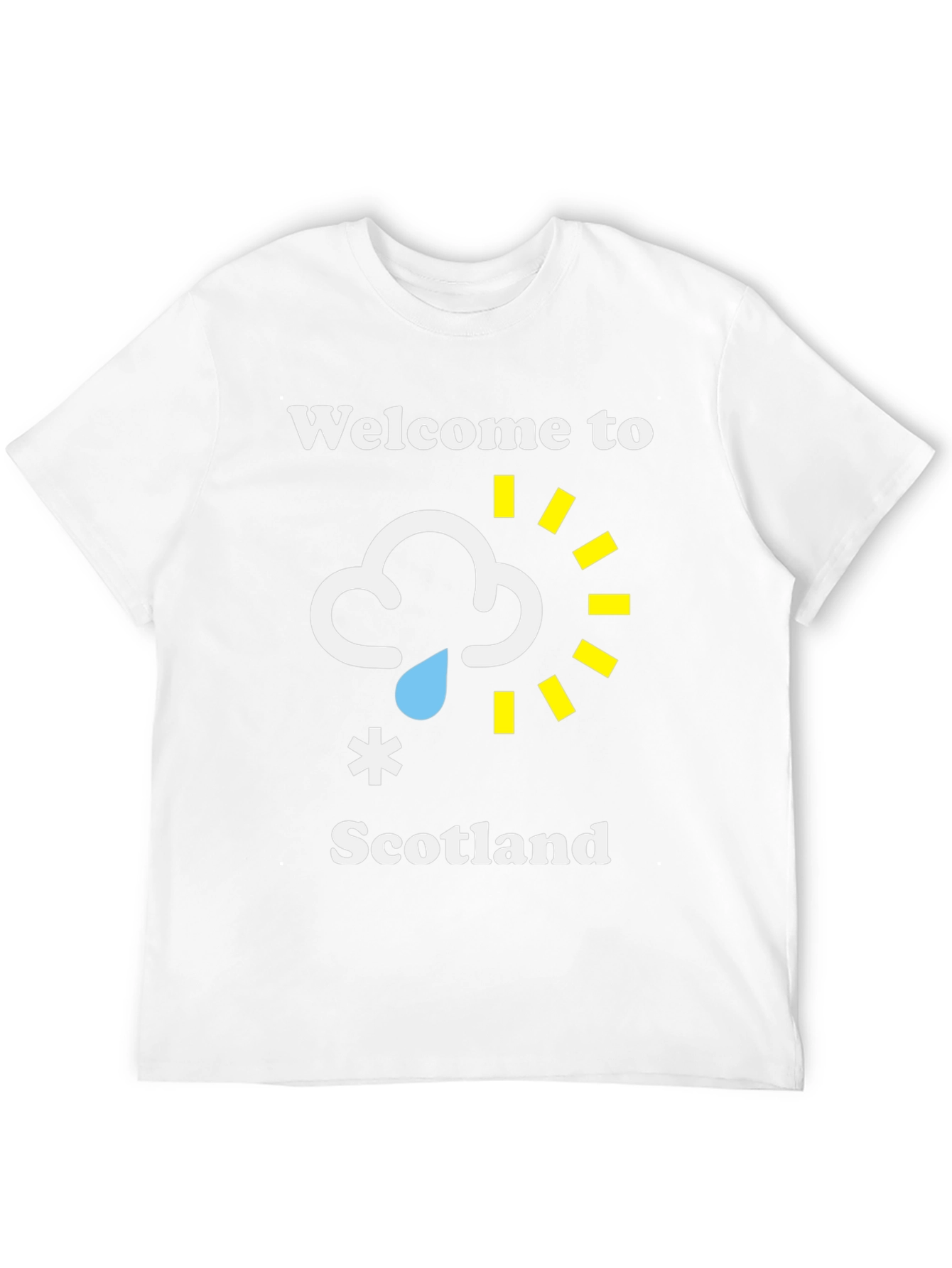 Welcome to Scotland T-Shirt Funny Weather Tee