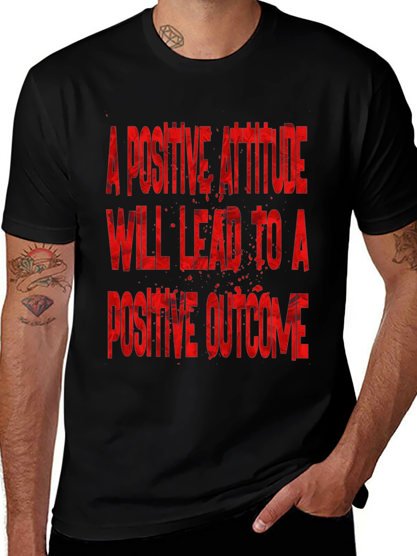 Positive Attitude Graphic Tee