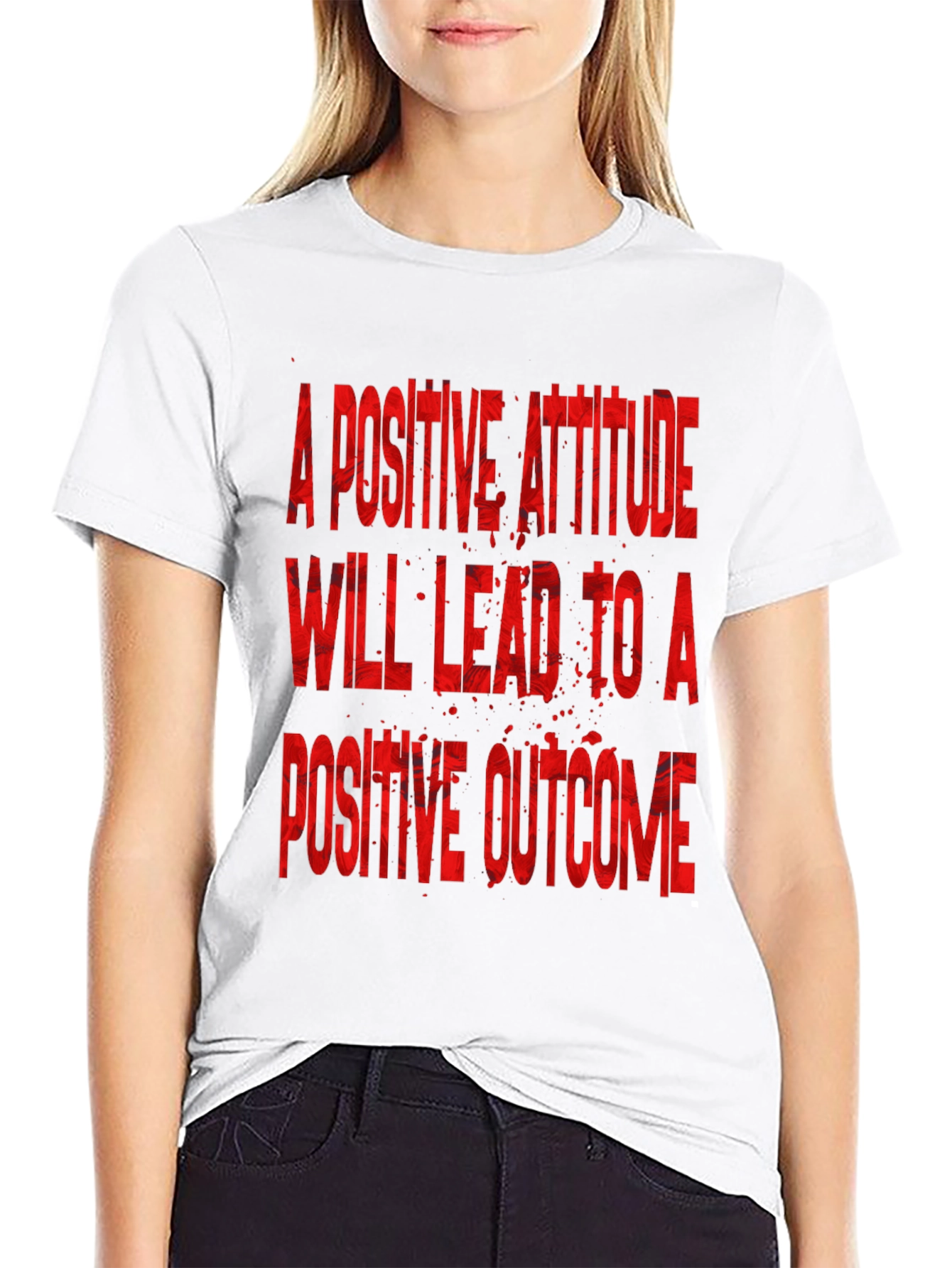 Positive Attitude Graphic Tee