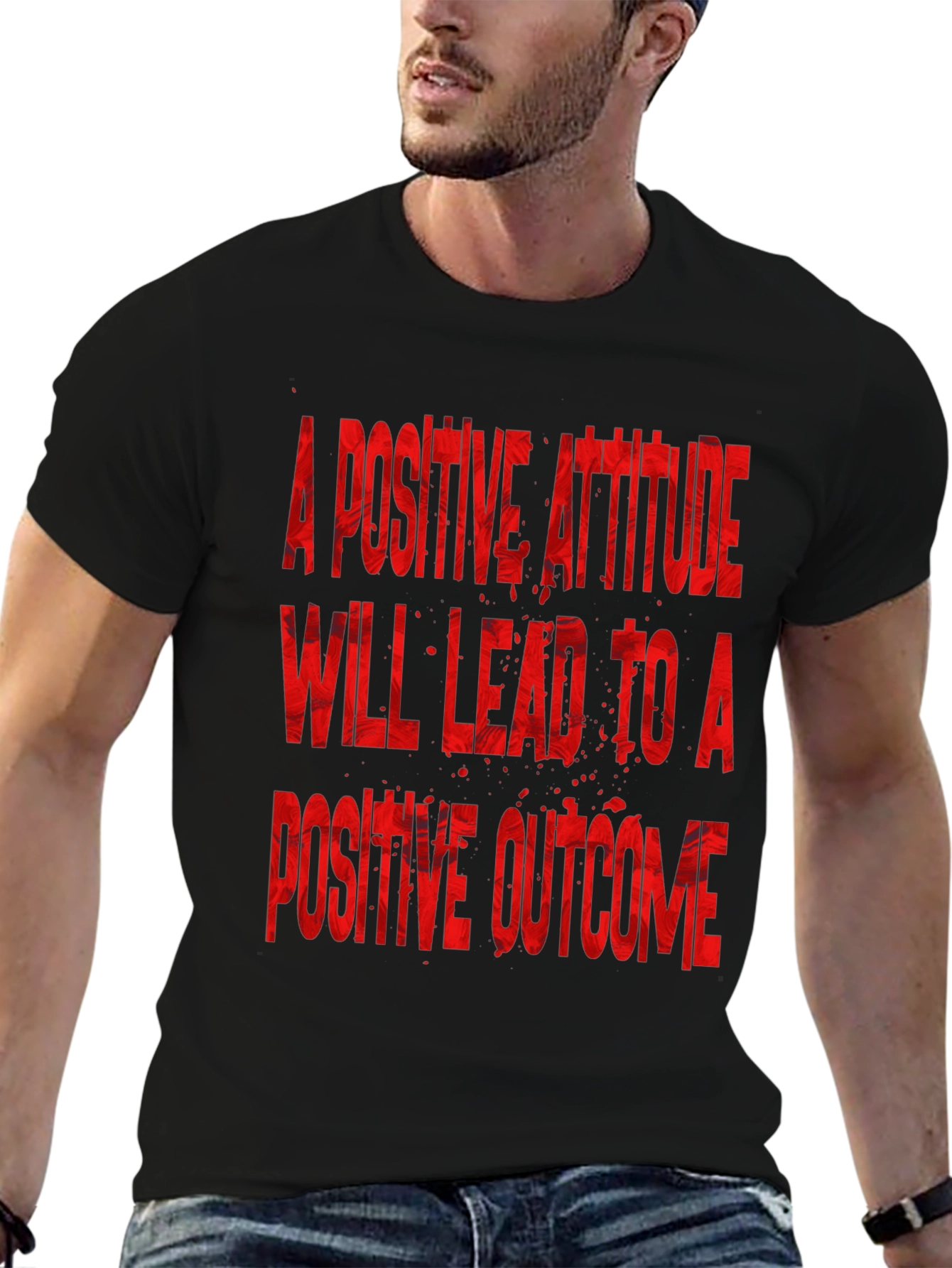 Positive Attitude Graphic Tee