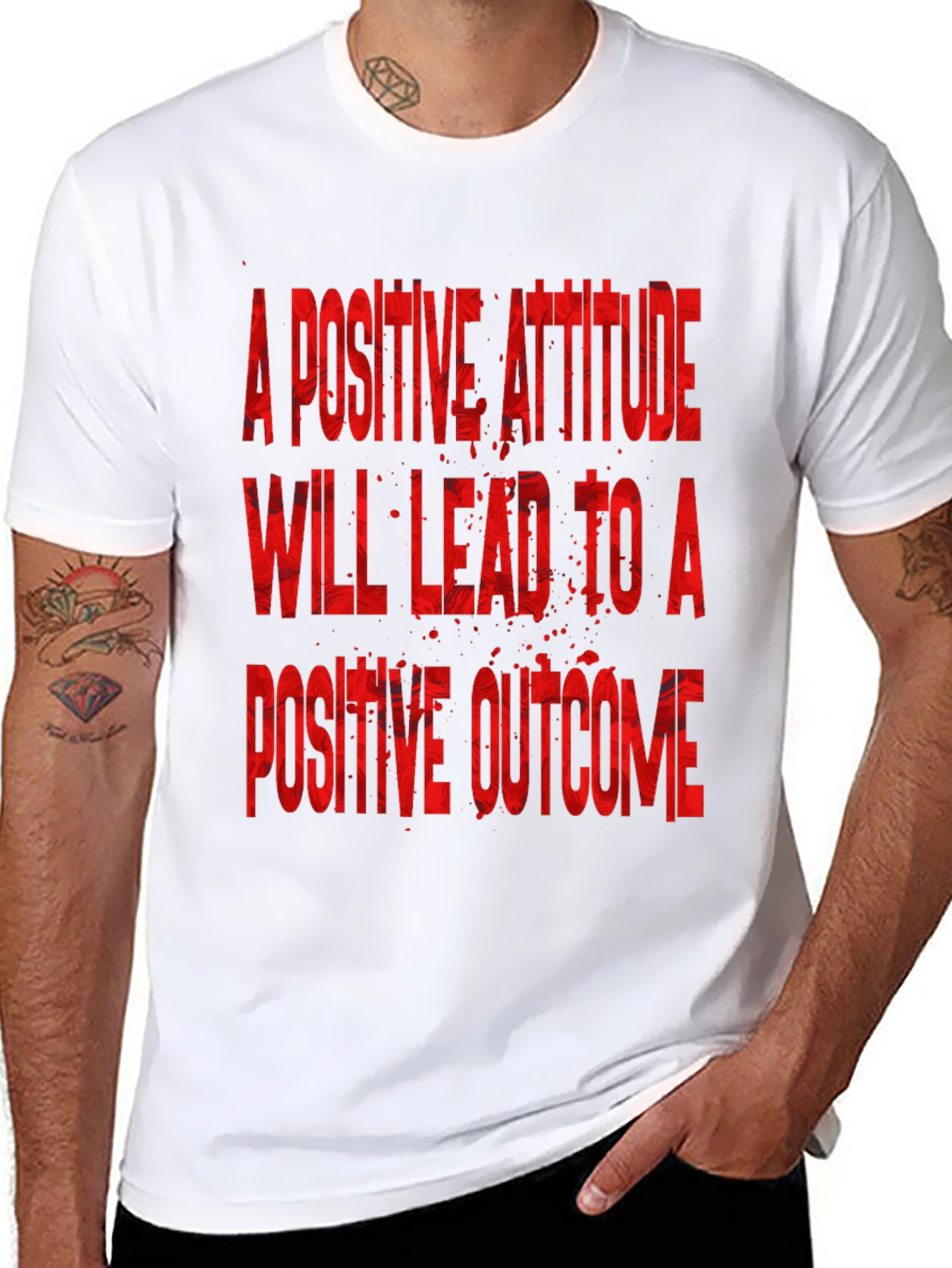 Positive Attitude Graphic Tee
