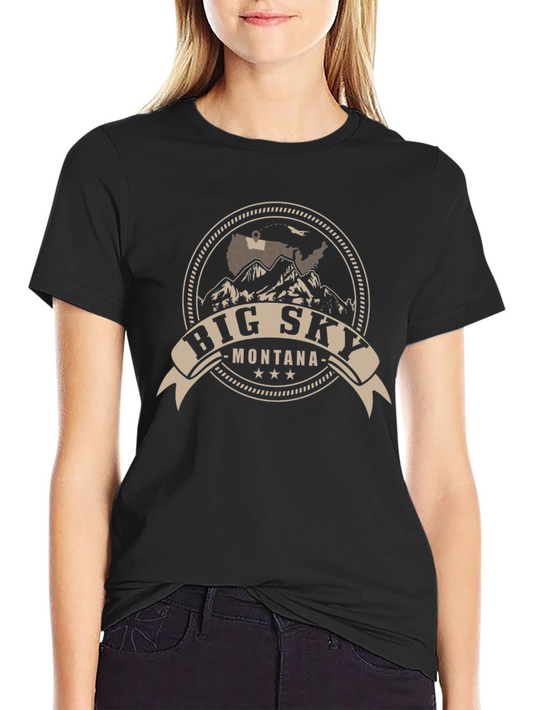 Big Sky Montana Graphic Tee - Black