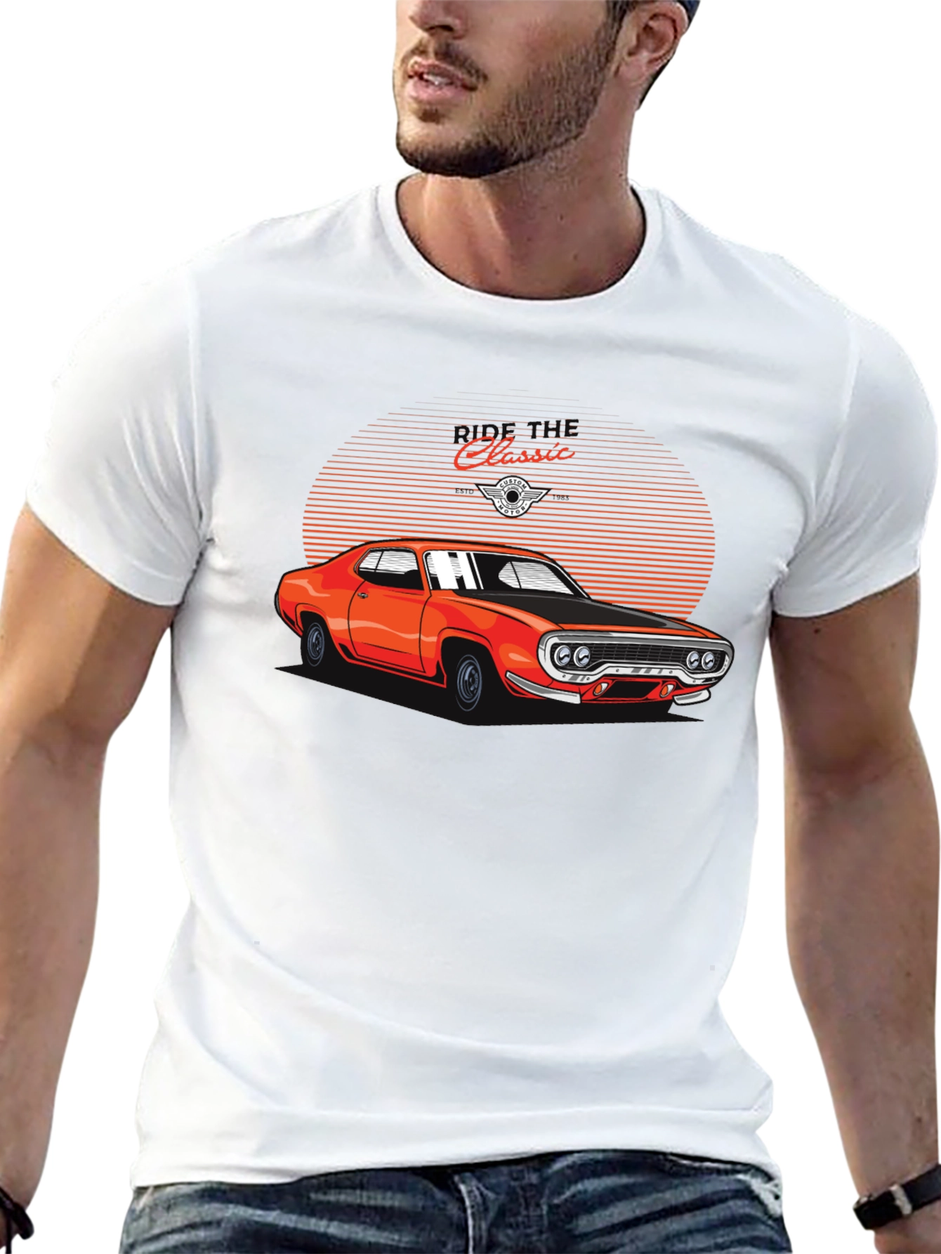 Classic Car Graphic Tee - Retro Automotive Shirt