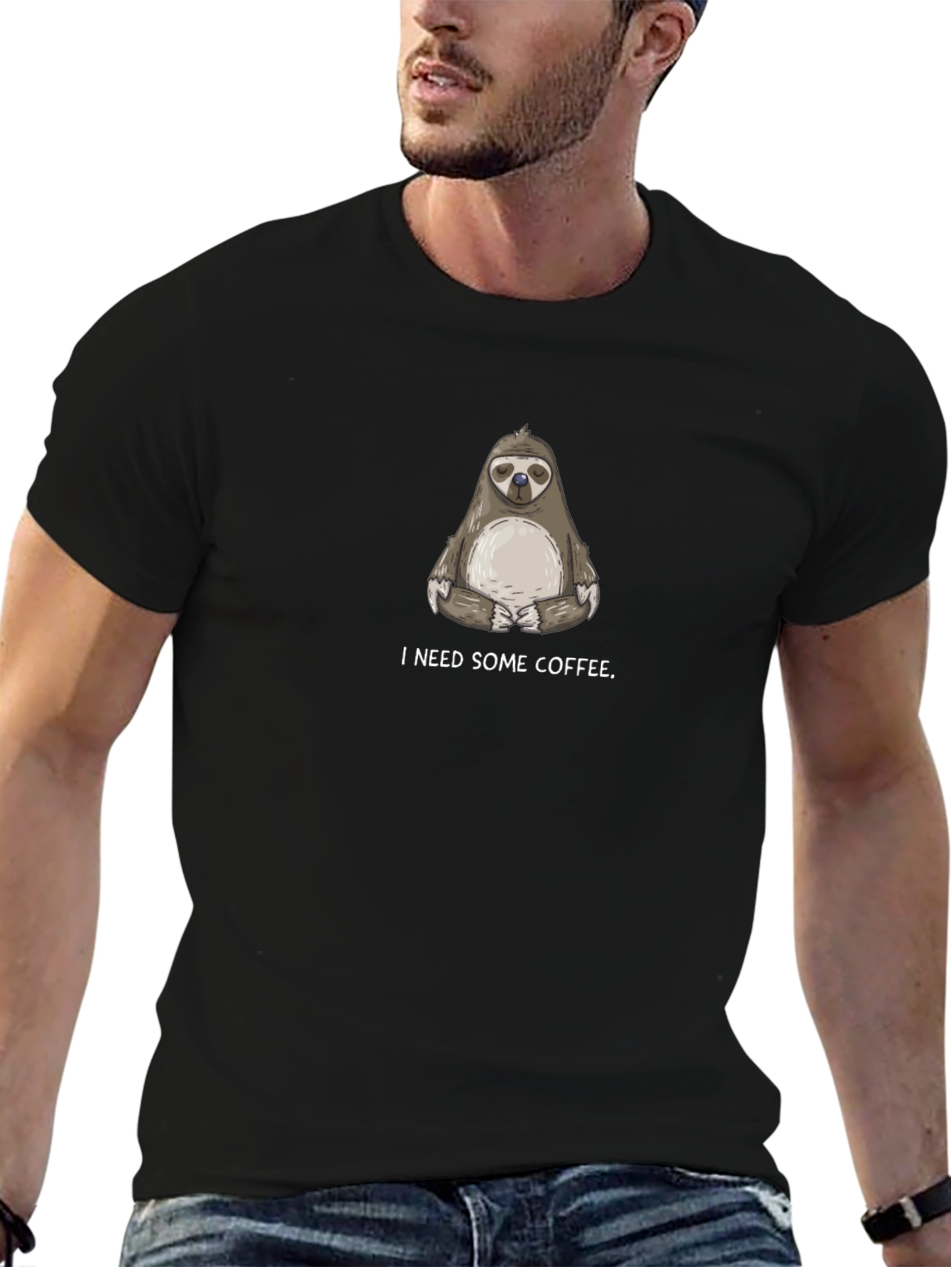 I Need Some Coffee Sloth Tee