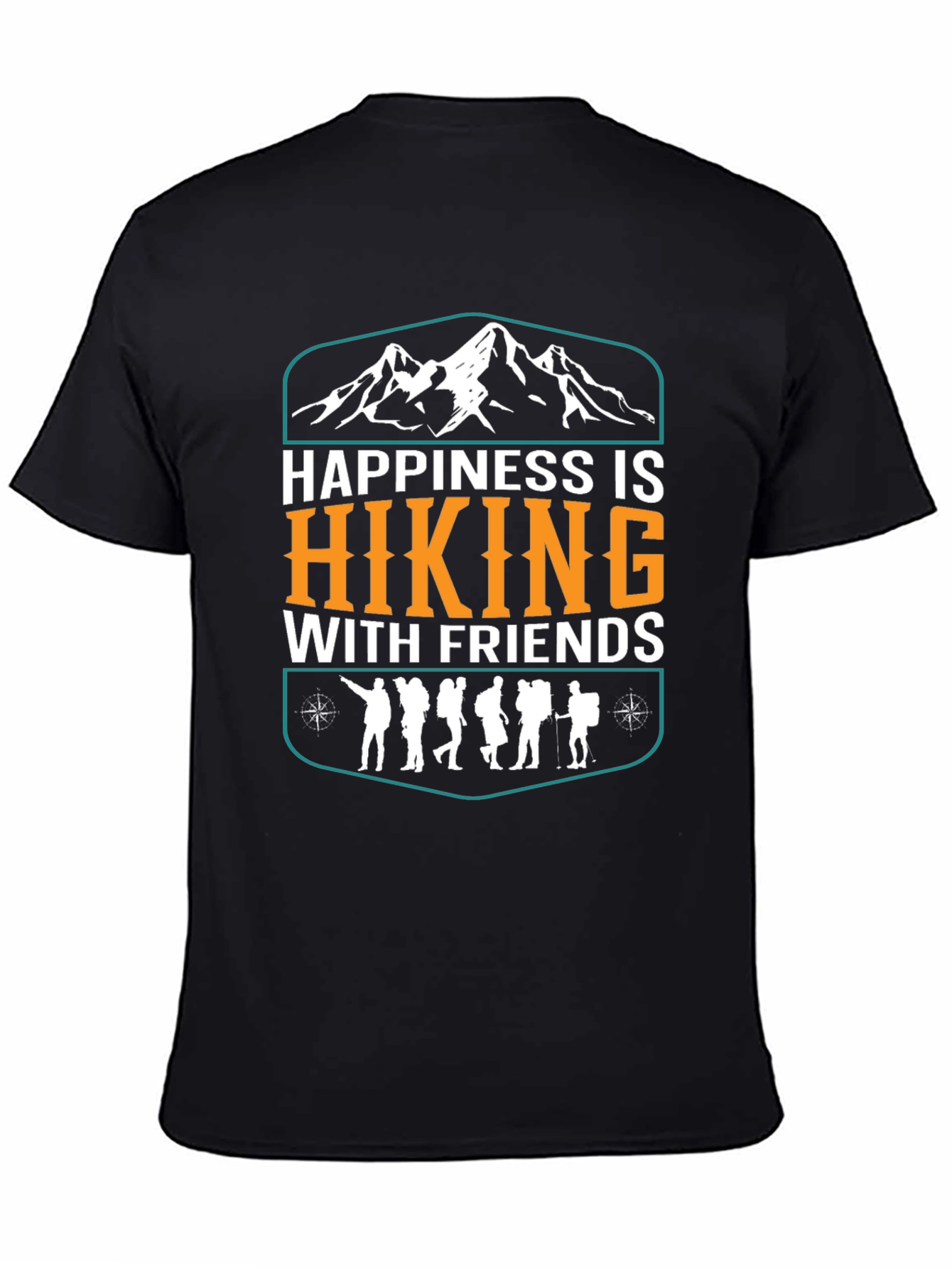 Happiness is Hiking Tee - Outdoor Adventure Shirt