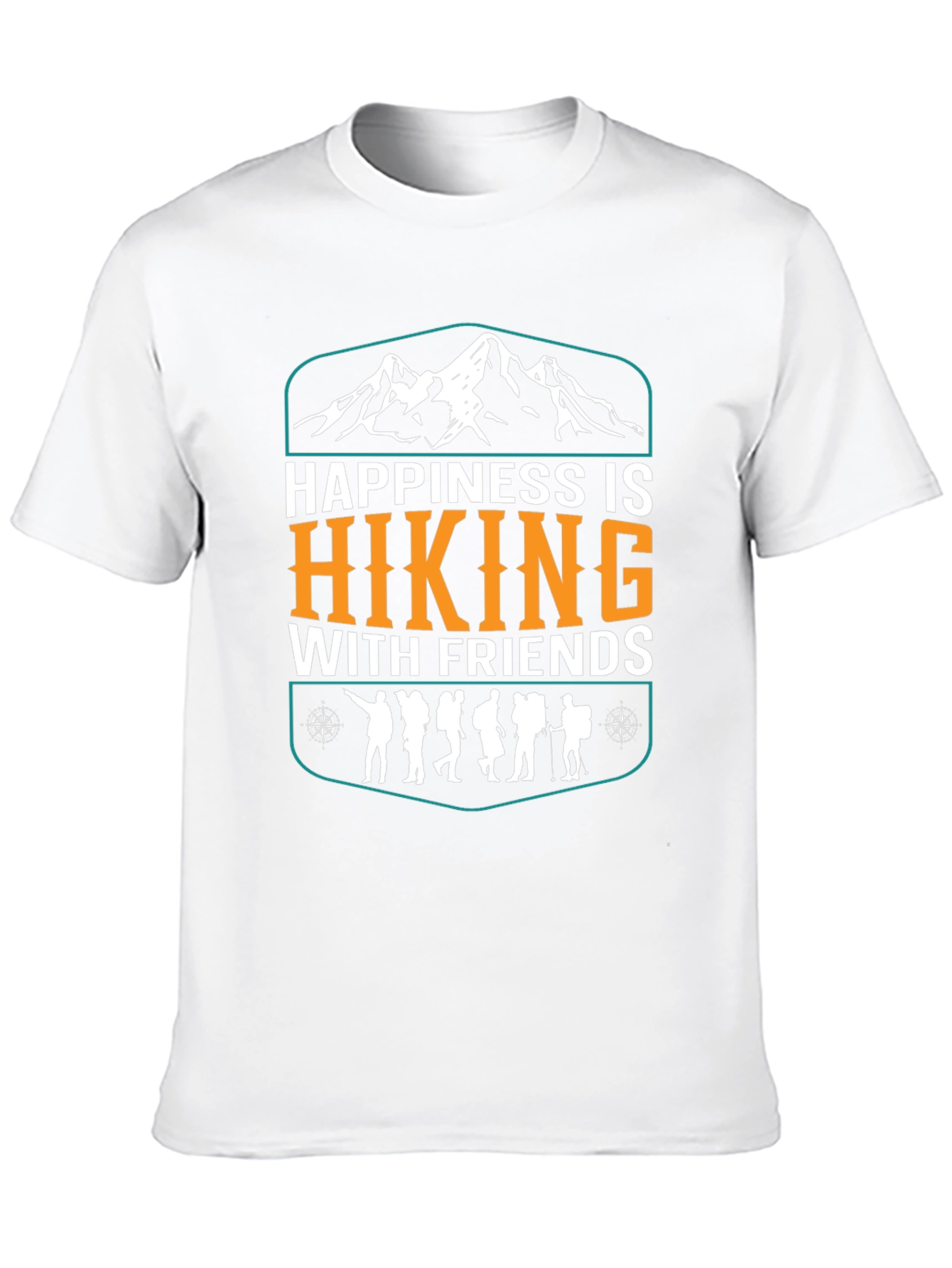 Happiness is Hiking Tee - Outdoor Adventure Shirt