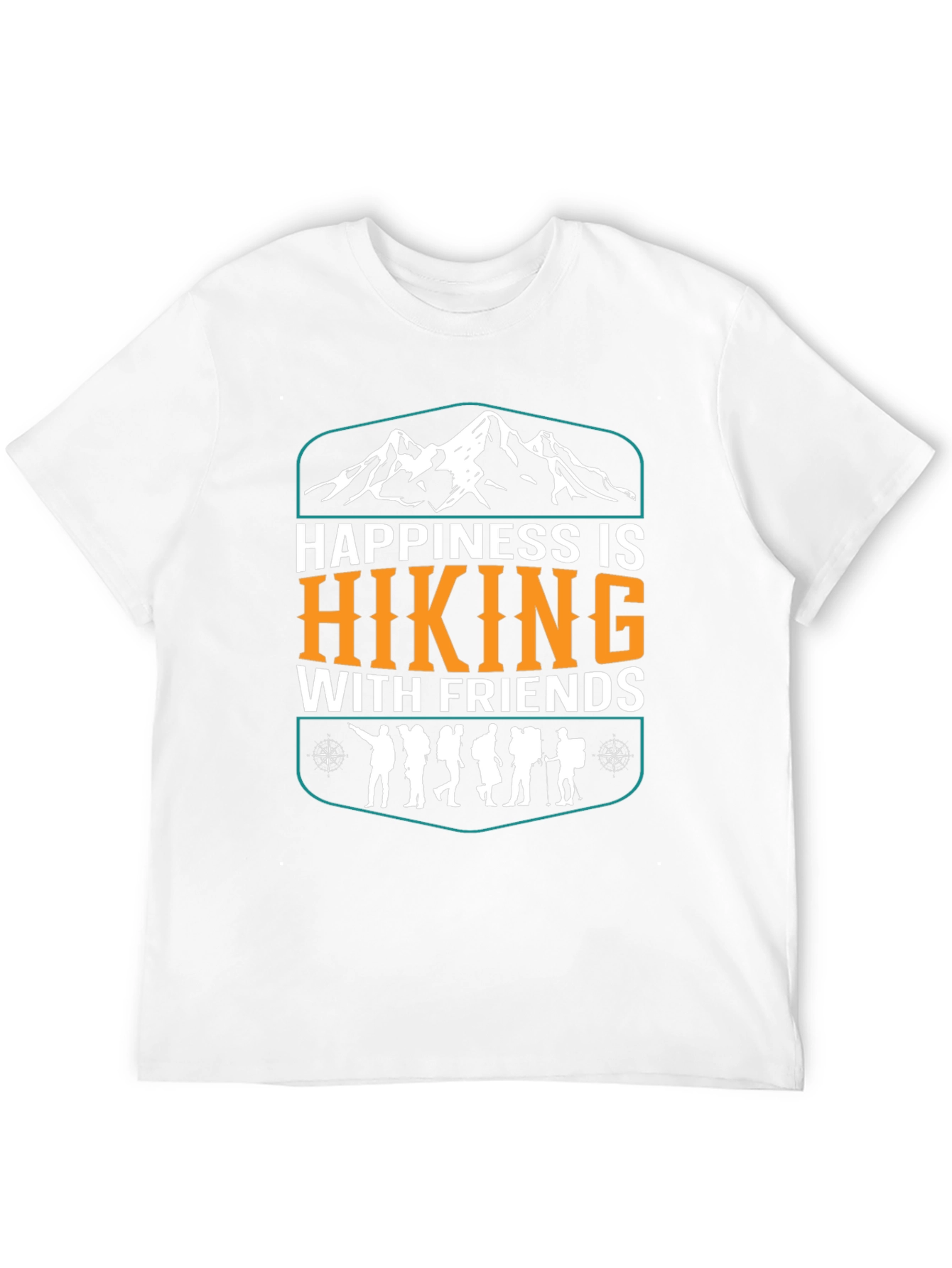 Happiness is Hiking Tee - Outdoor Adventure Shirt