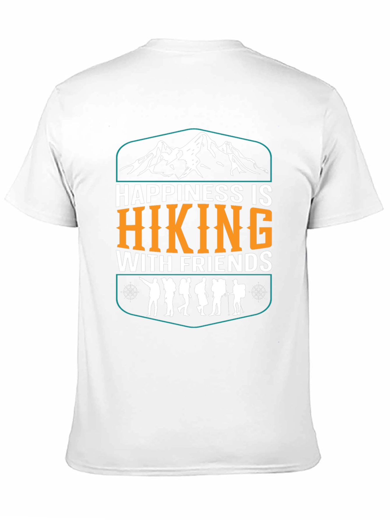 Happiness is Hiking Tee - Outdoor Adventure Shirt