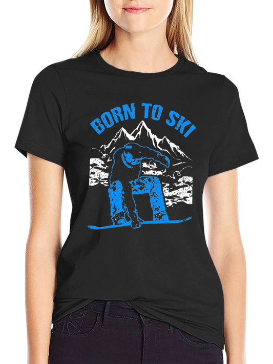 Born To Ski Graphic T-Shirt