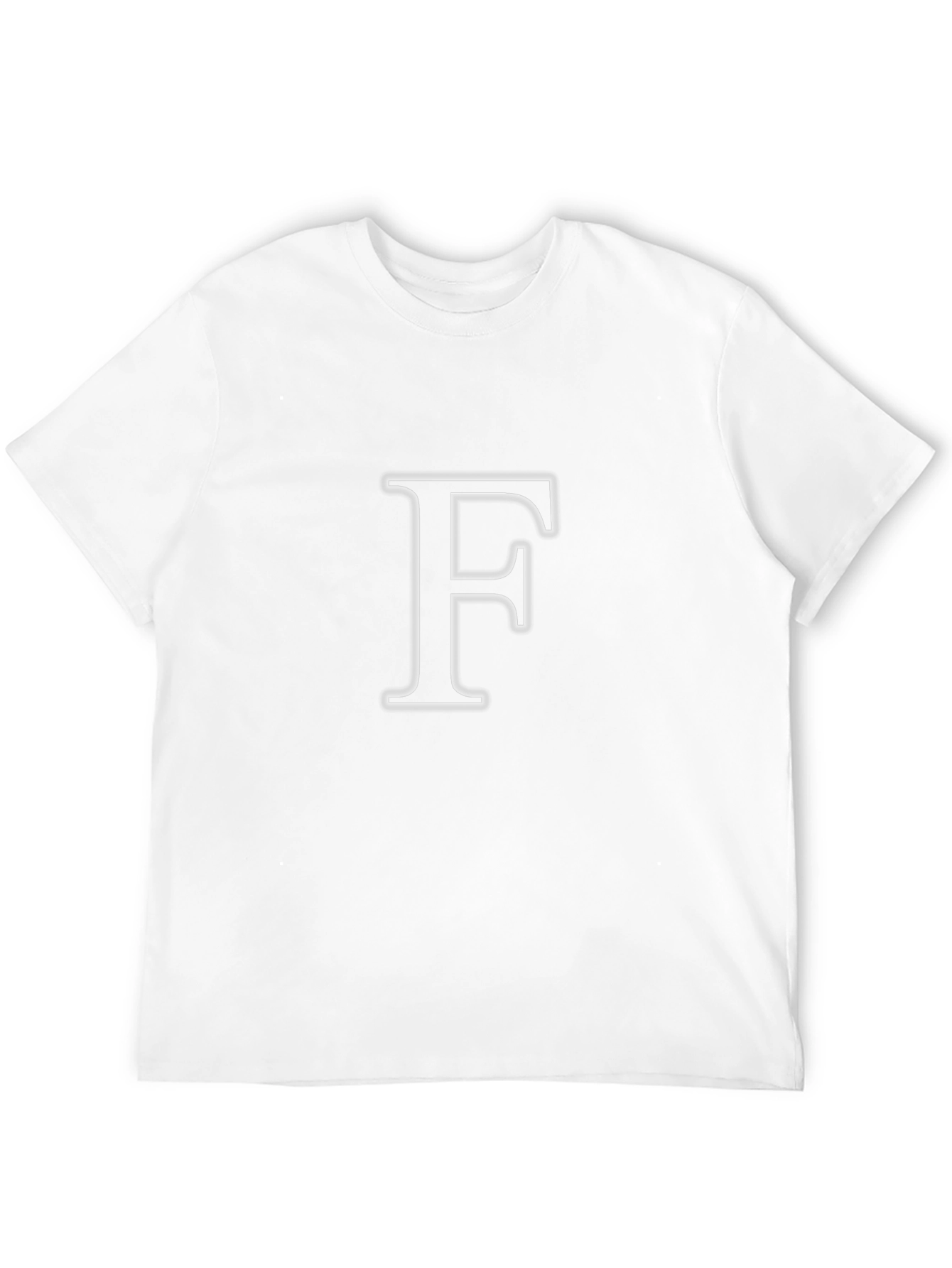 Initial F Black T-Shirt