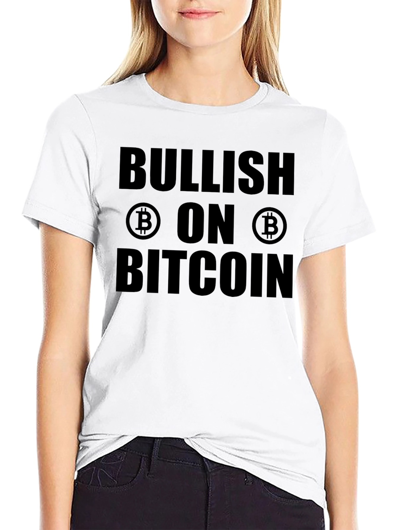 Bullish on Bitcoin T-Shirt - Crypto Investor Tee