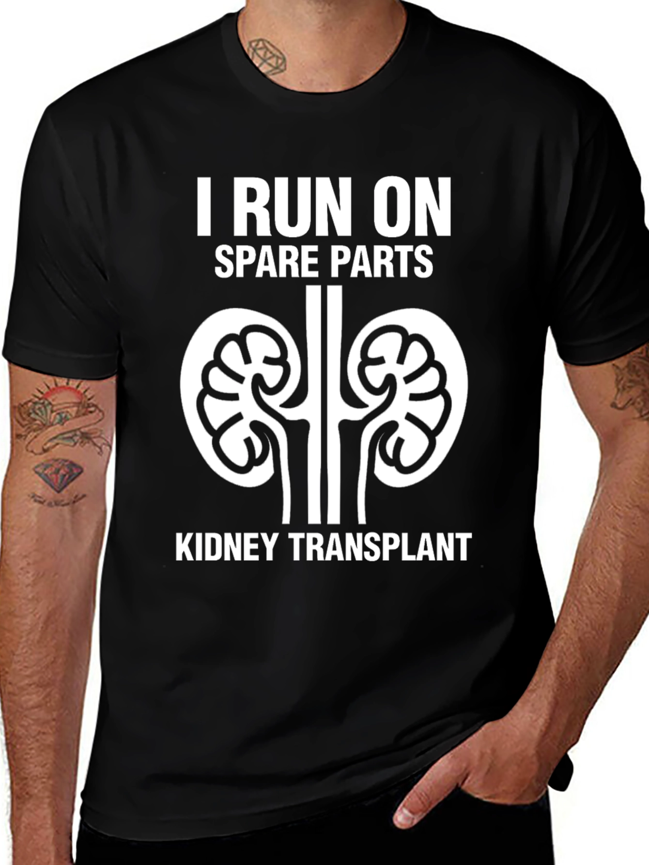 I Run On Spare Parts Kidney Transplant T-Shirt