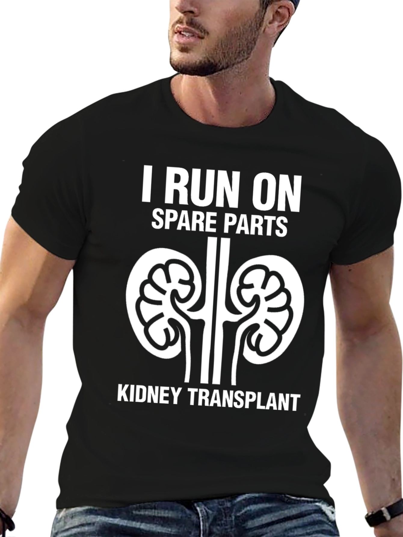 I Run On Spare Parts Kidney Transplant T-Shirt