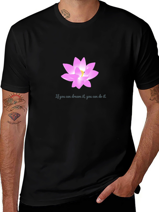 Dream Lotus Black T-Shirt