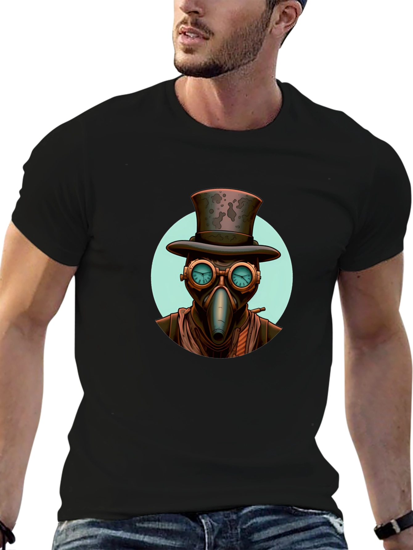 Steampunk Plague Doctor Graphic Tee
