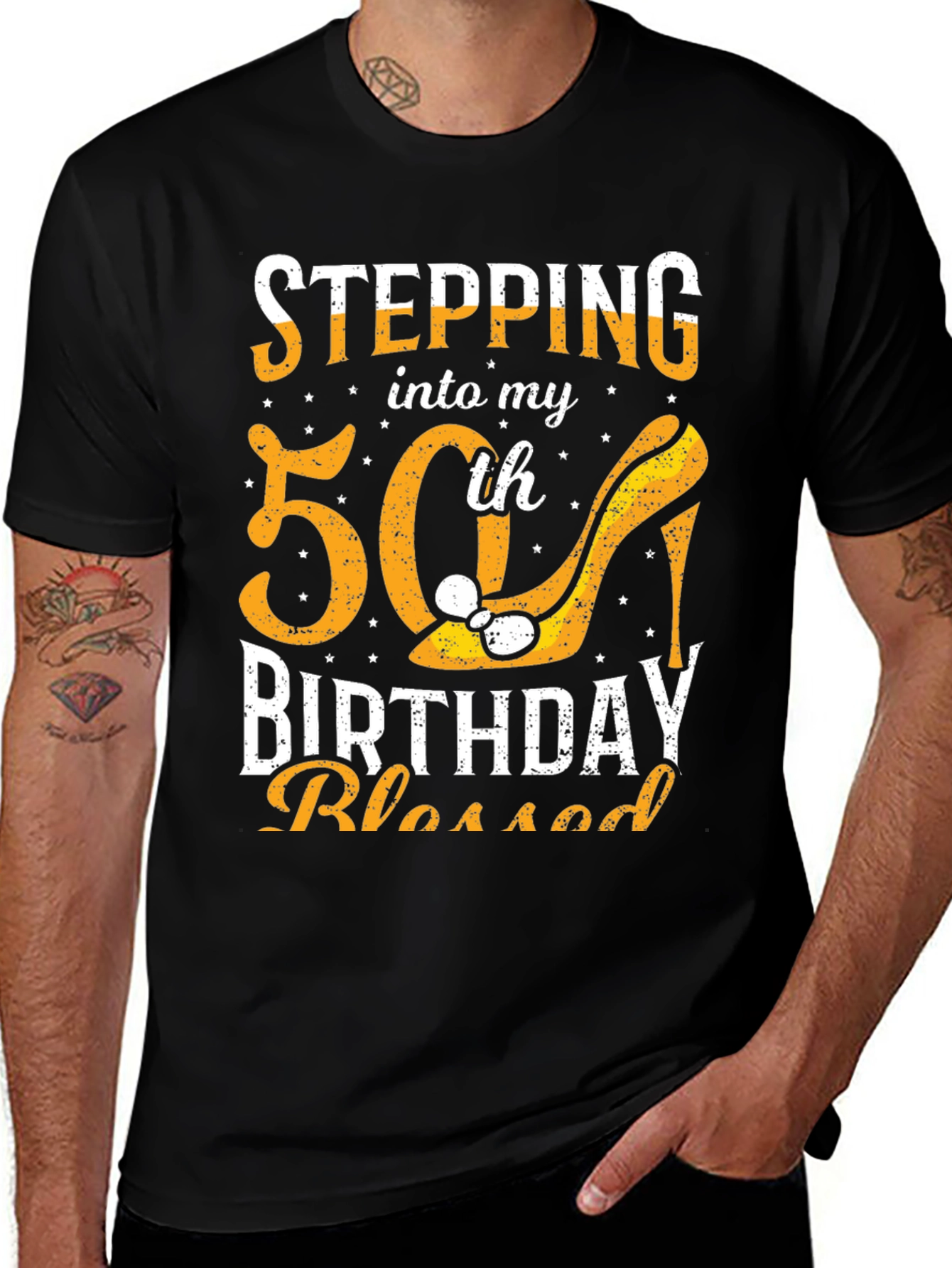 Stepping Into My 50th Birthday T-Shirt