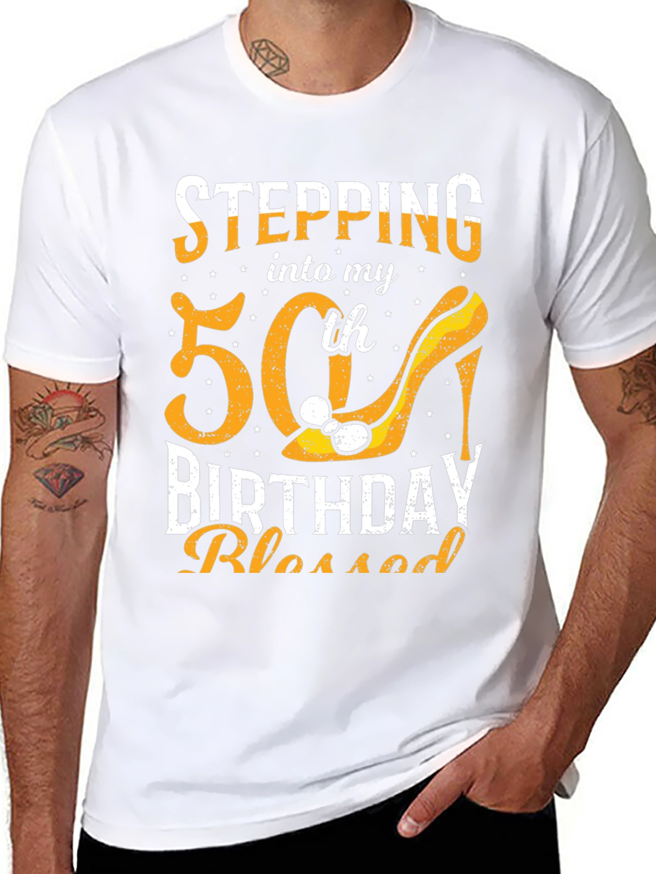 Stepping Into My 50th Birthday T-Shirt