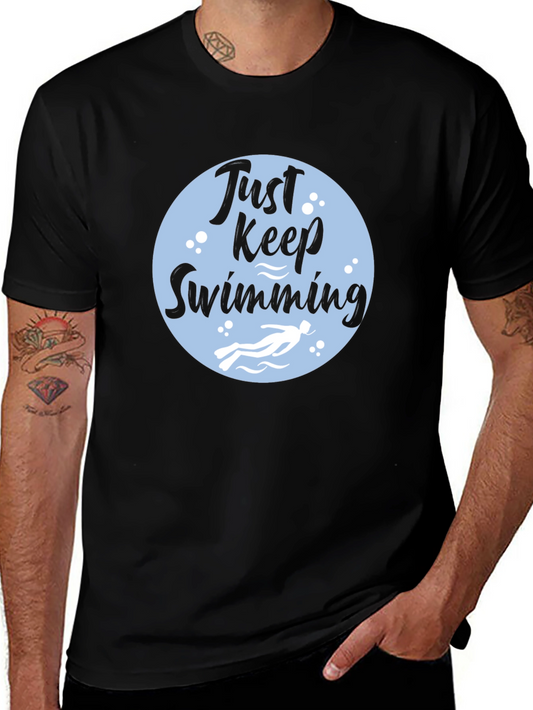 Just Keep Swimming Graphic Tee - Comfort Fit