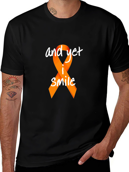 Awareness Ribbon T-Shirt - And Yet I Smile