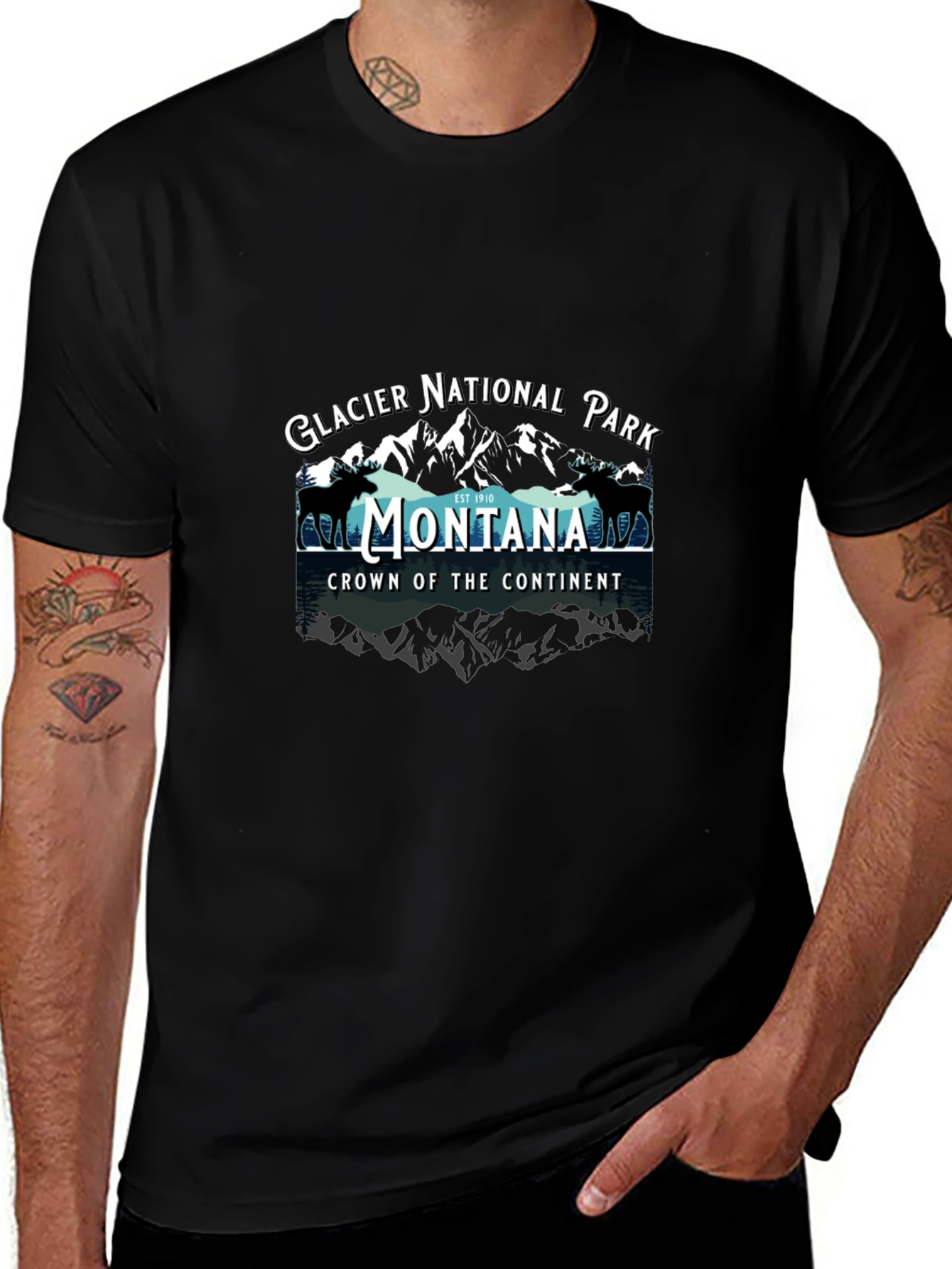 Glacier National Park Montana T-Shirt