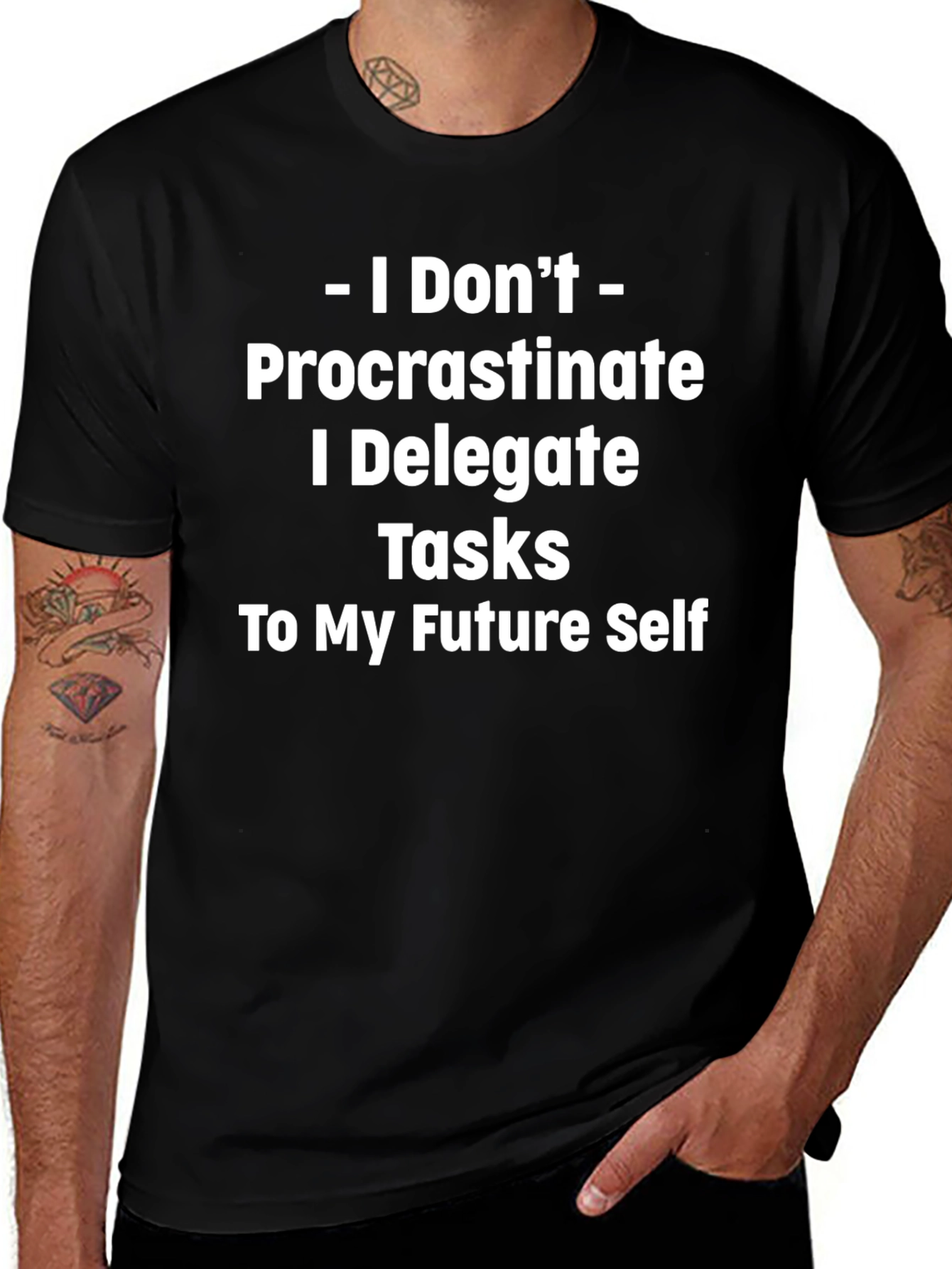 Procrastination Delegation Funny T-Shirt
