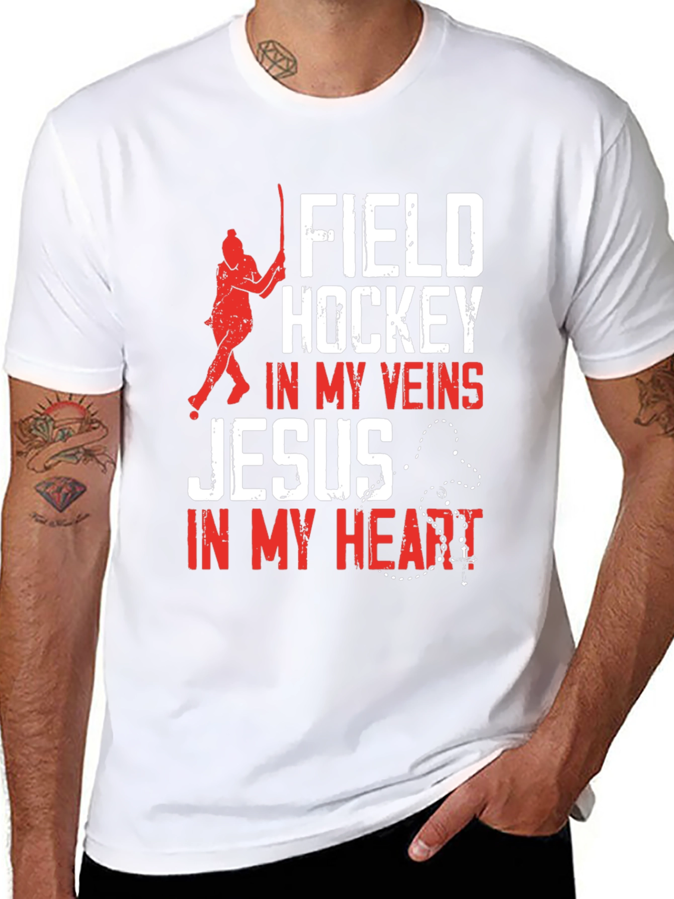 Field Hockey & Jesus T-Shirt