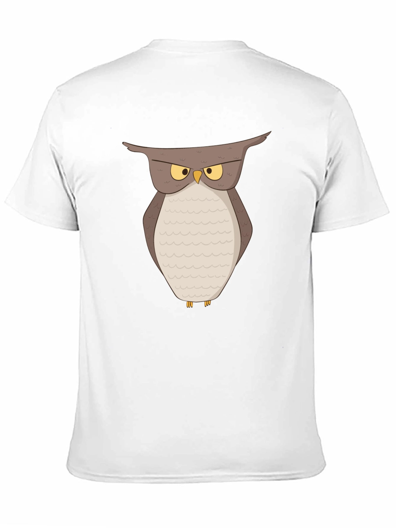 Grumpy Owl Graphic T-Shirt - Soft Cotton Tee