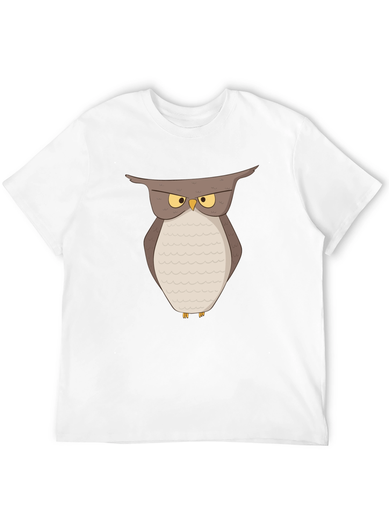 Grumpy Owl Graphic T-Shirt - Soft Cotton Tee