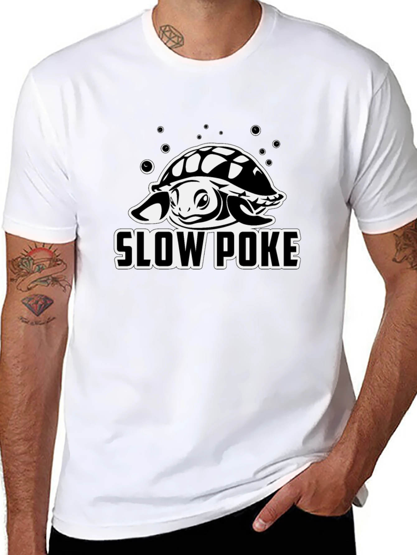 Slow Poke Turtle T-Shirt - Funny Sea Life Tee
