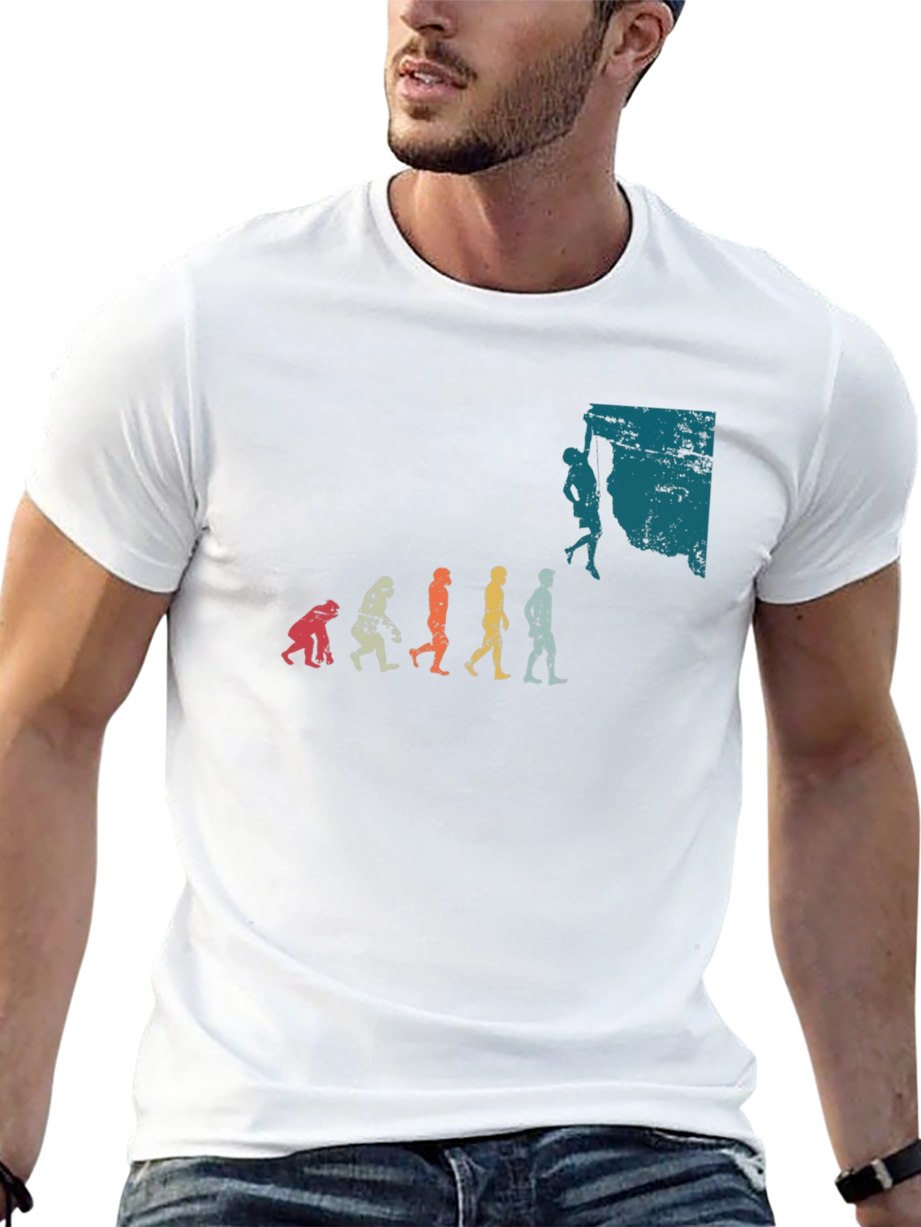 Climbing Evolution Graphic T-Shirt