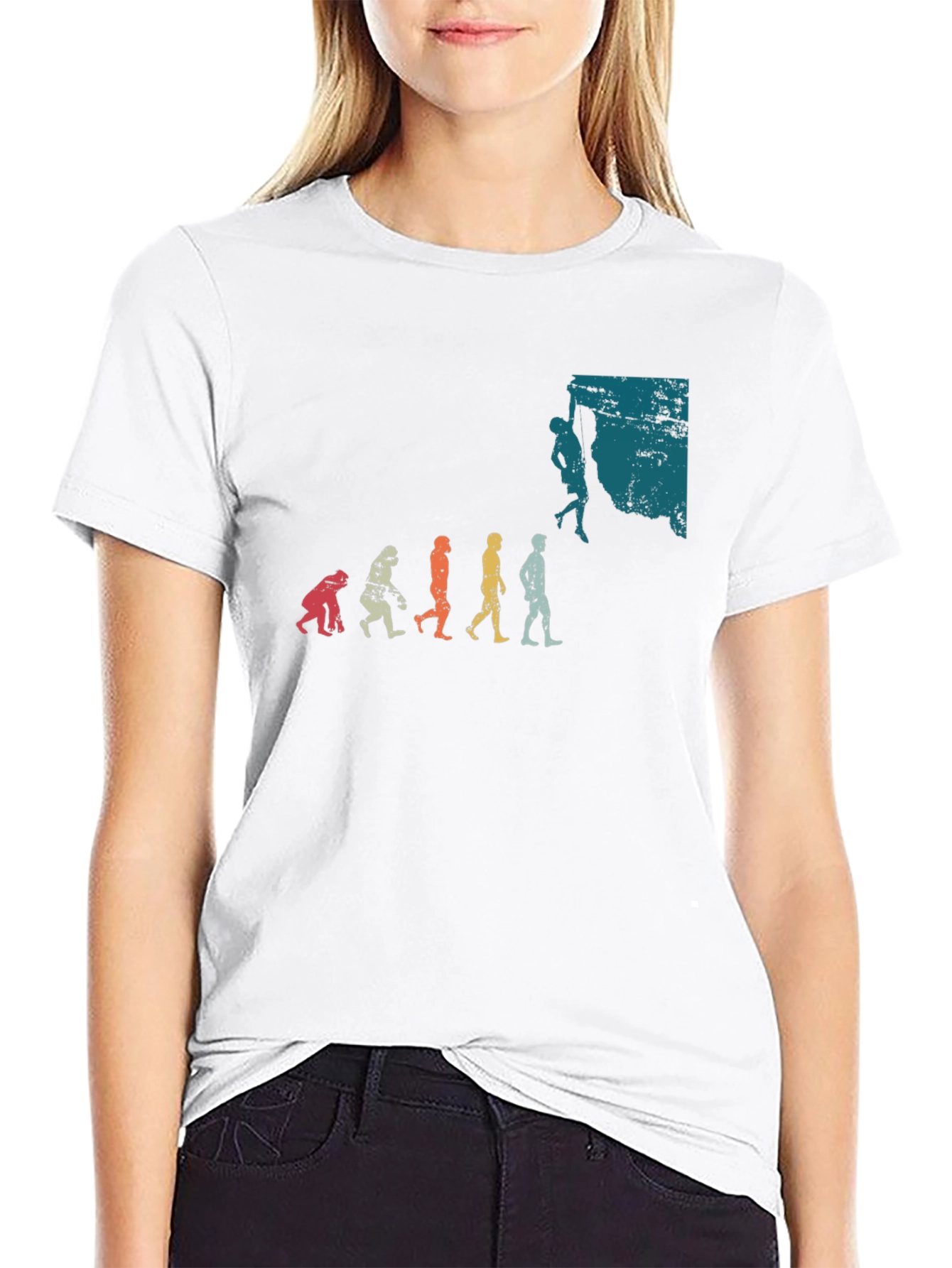 Climbing Evolution Graphic T-Shirt