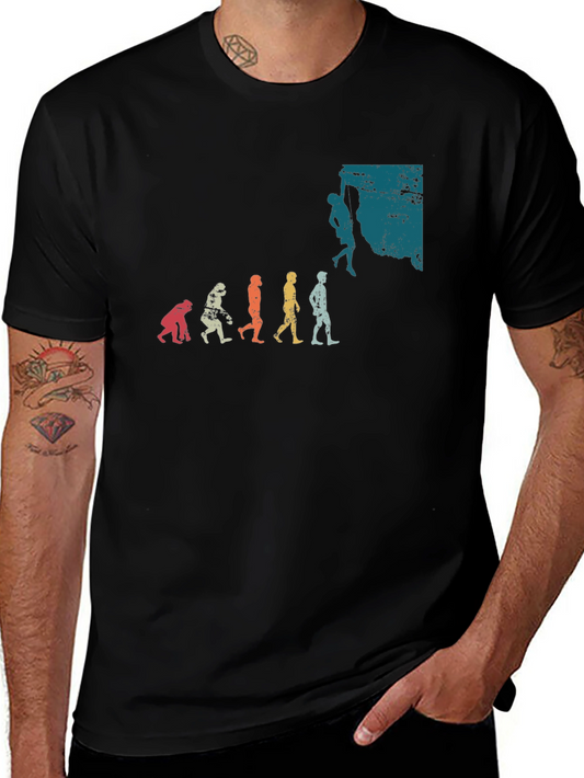 Climbing Evolution Graphic T-Shirt