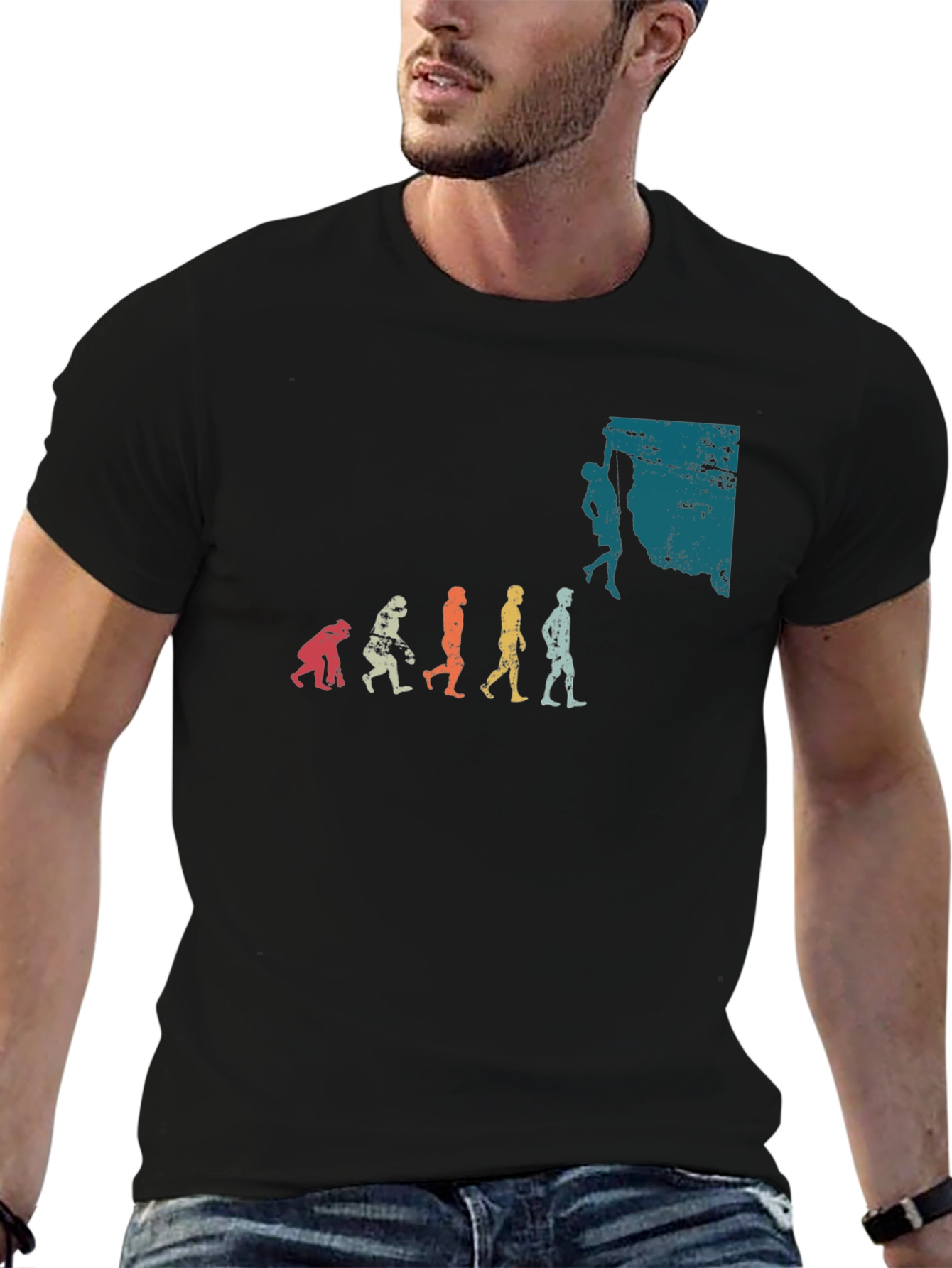Climbing Evolution Graphic T-Shirt