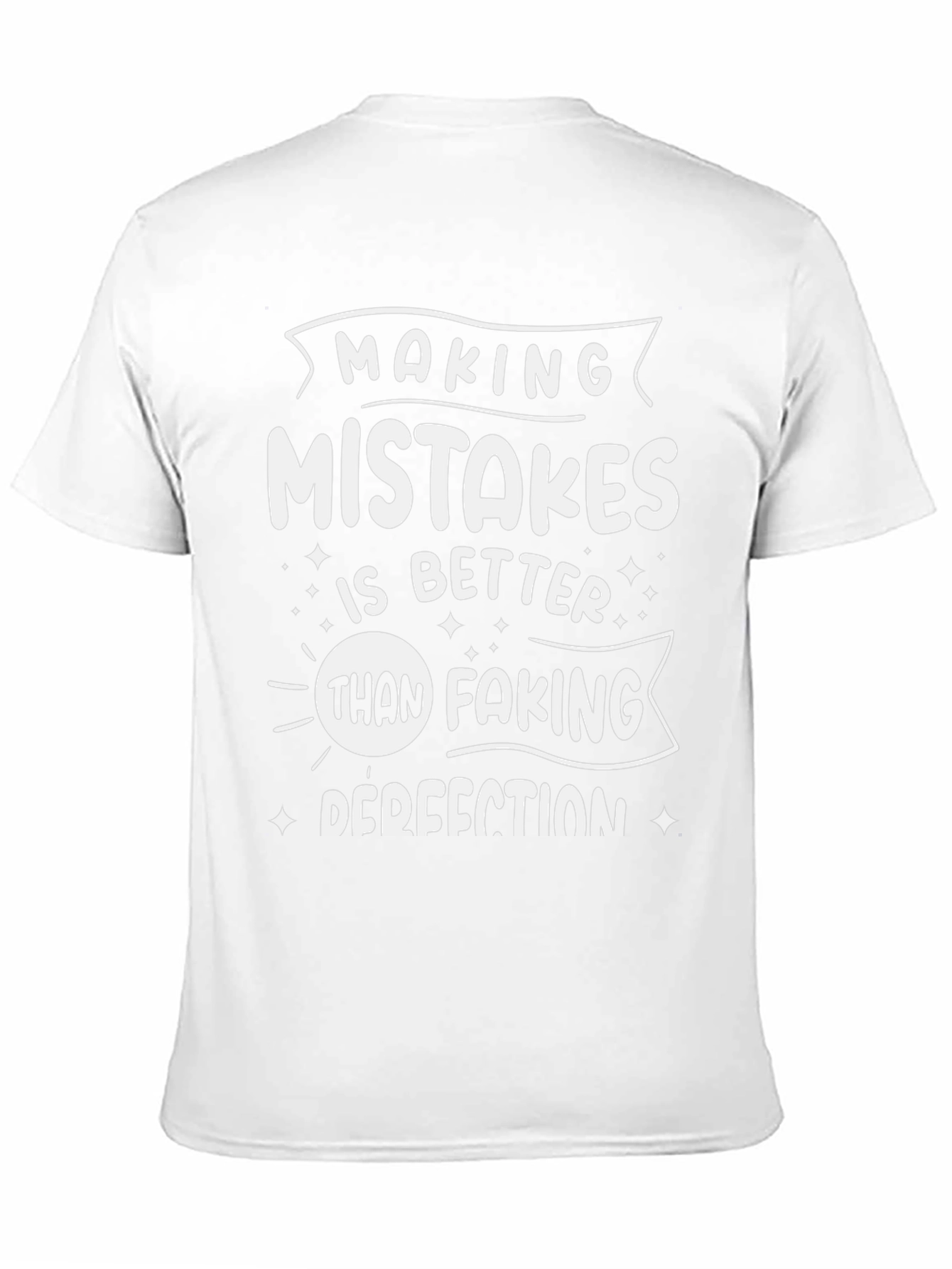 Making Mistakes T-Shirt - Black Graphic Tee