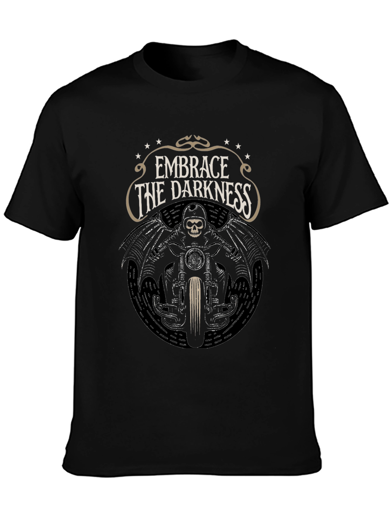 Embrace the Darkness Biker T-Shirt