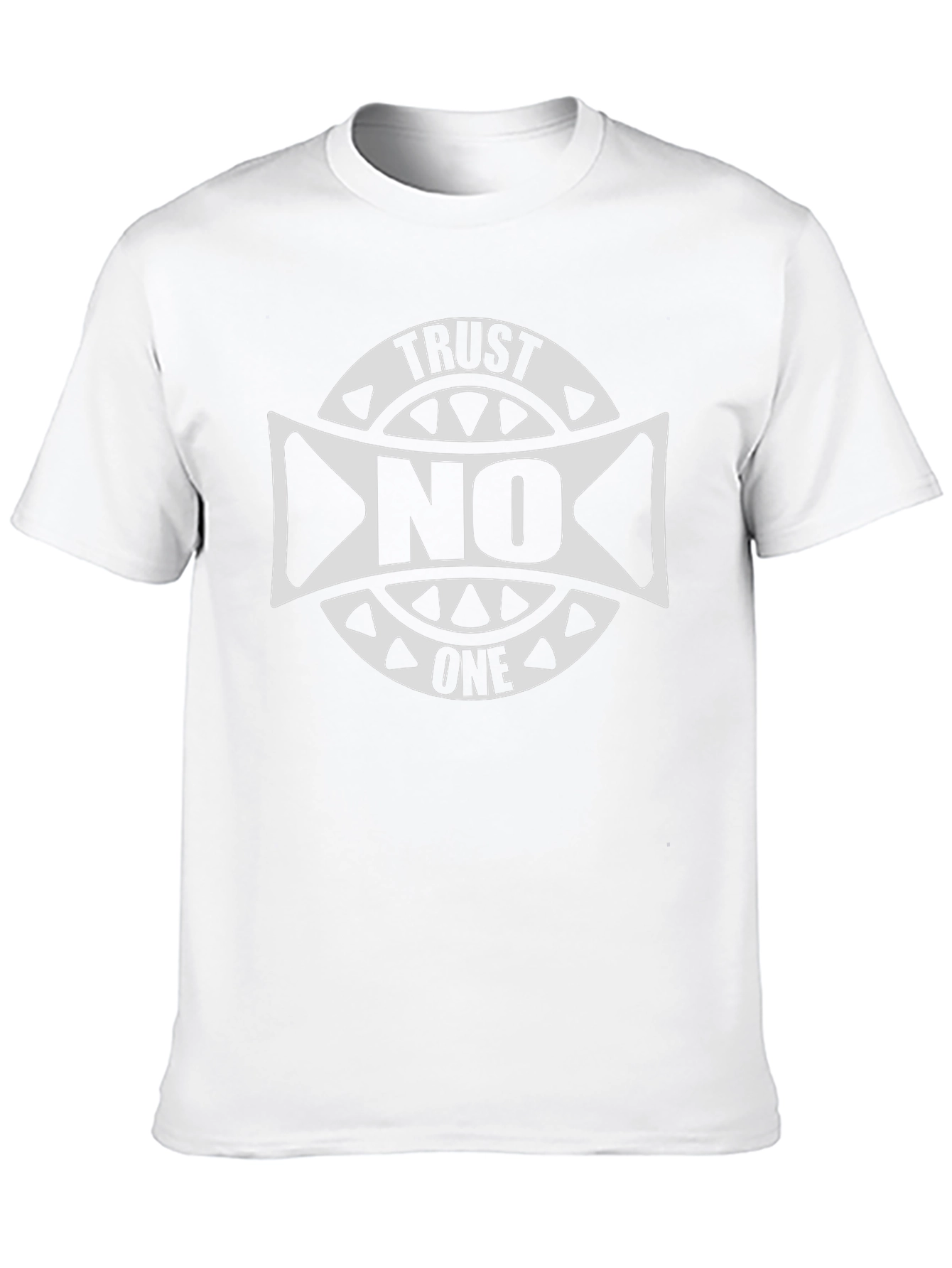 Trust No One Graphic Tee - Black