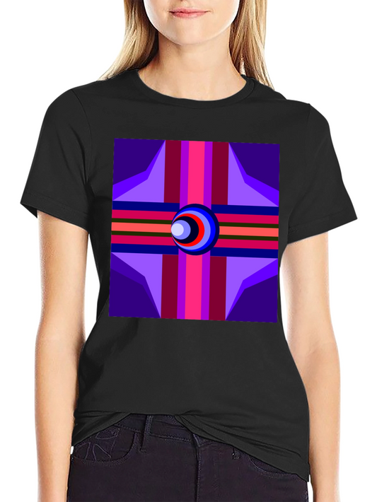 Geometric Orb Graphic T-Shirt - Bold & Unique Design