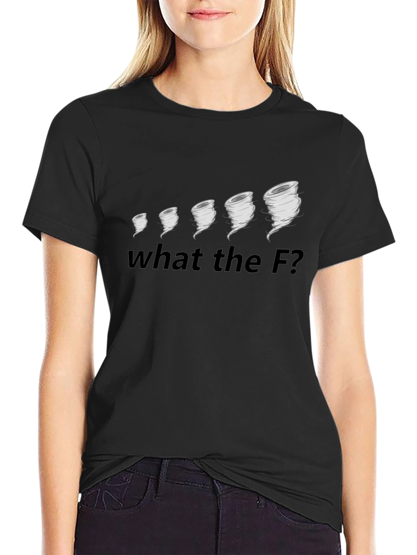 Funny Tornado T-Shirt - What the F?