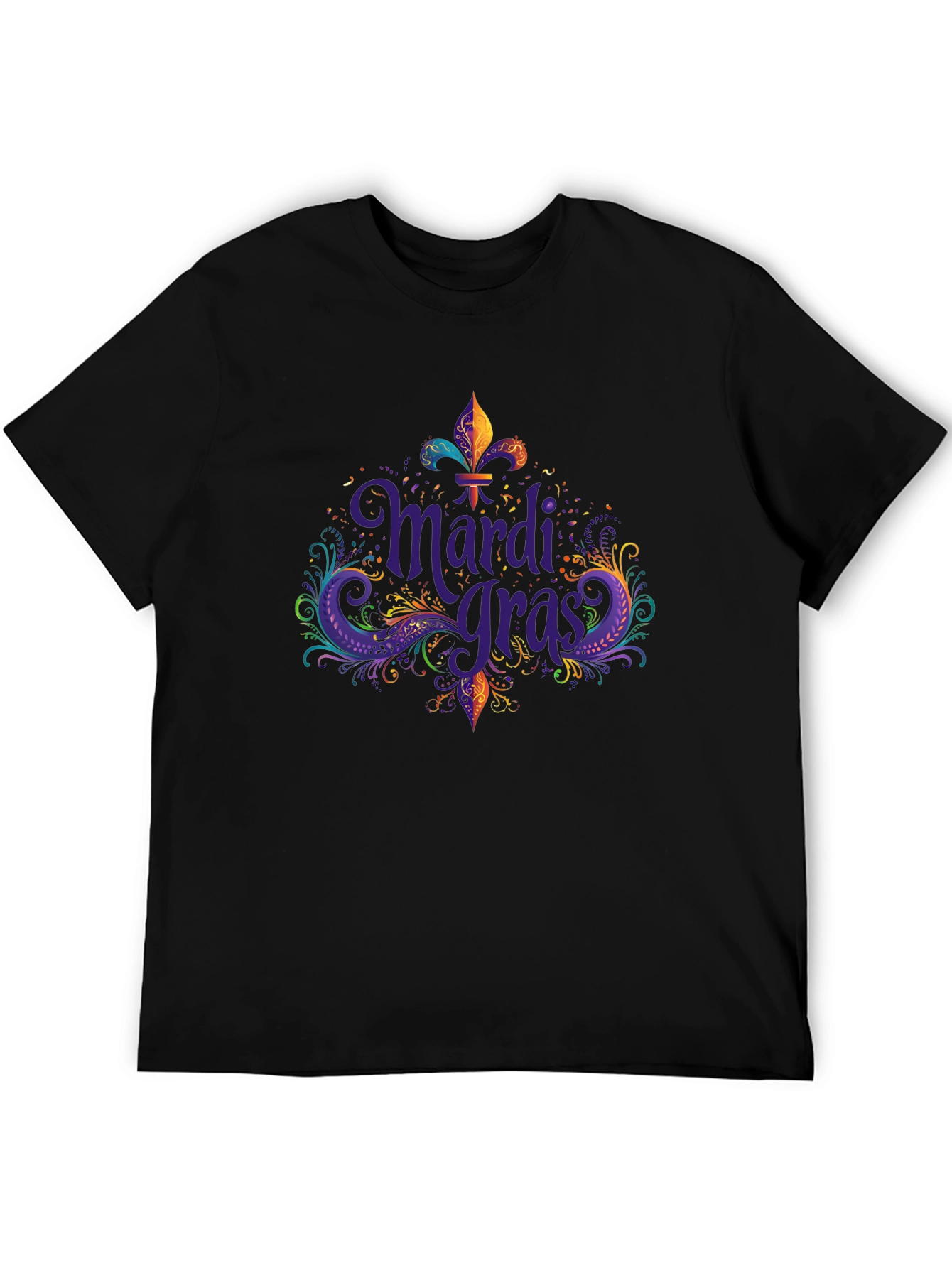 Mardi Gras Fleur-de-lis Graphic Tee
