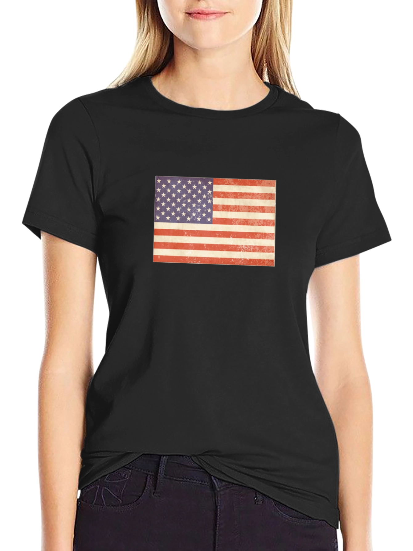 American Flag Graphic Tee - Patriotic Pride