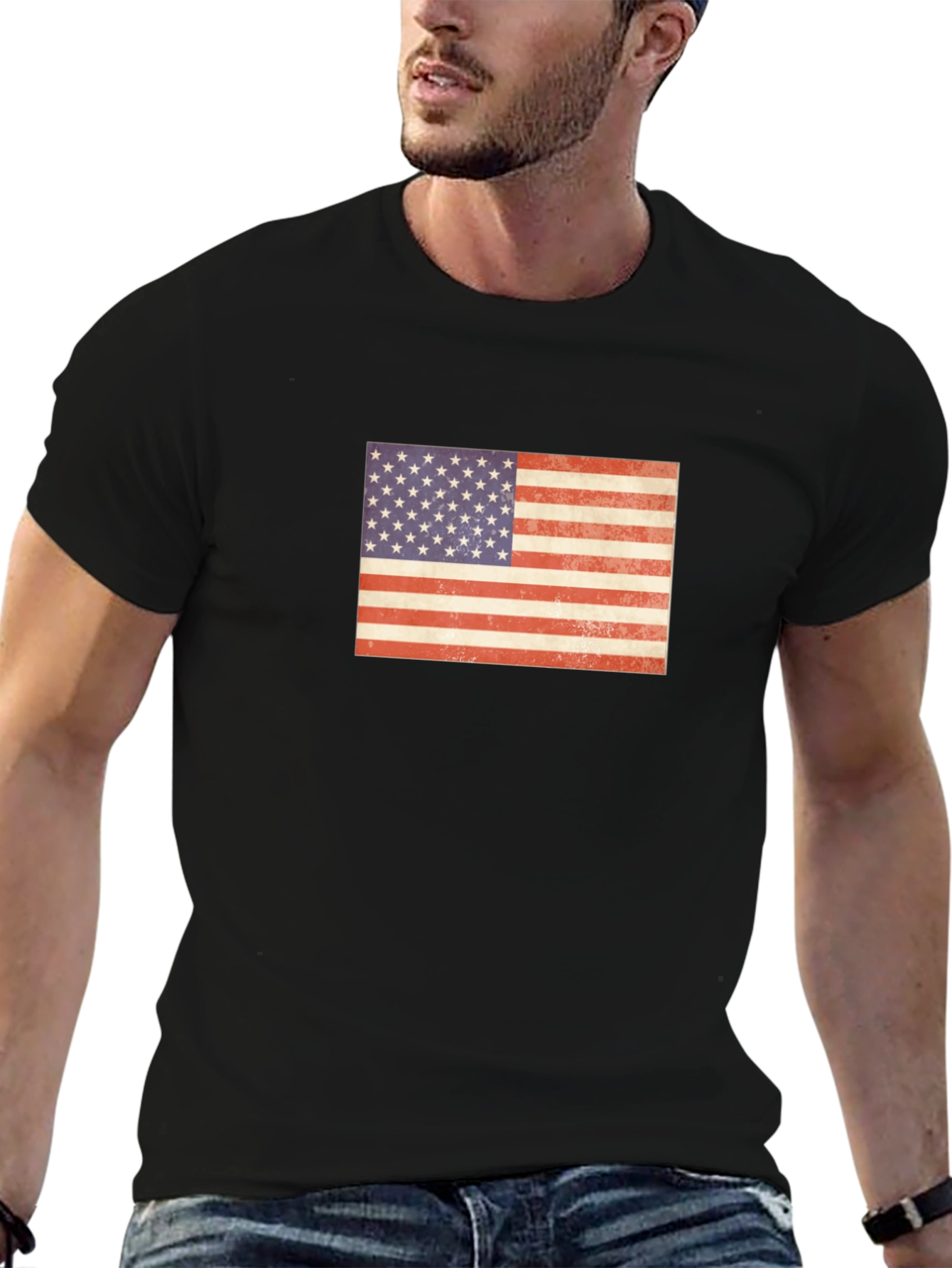 American Flag Graphic Tee - Patriotic Pride