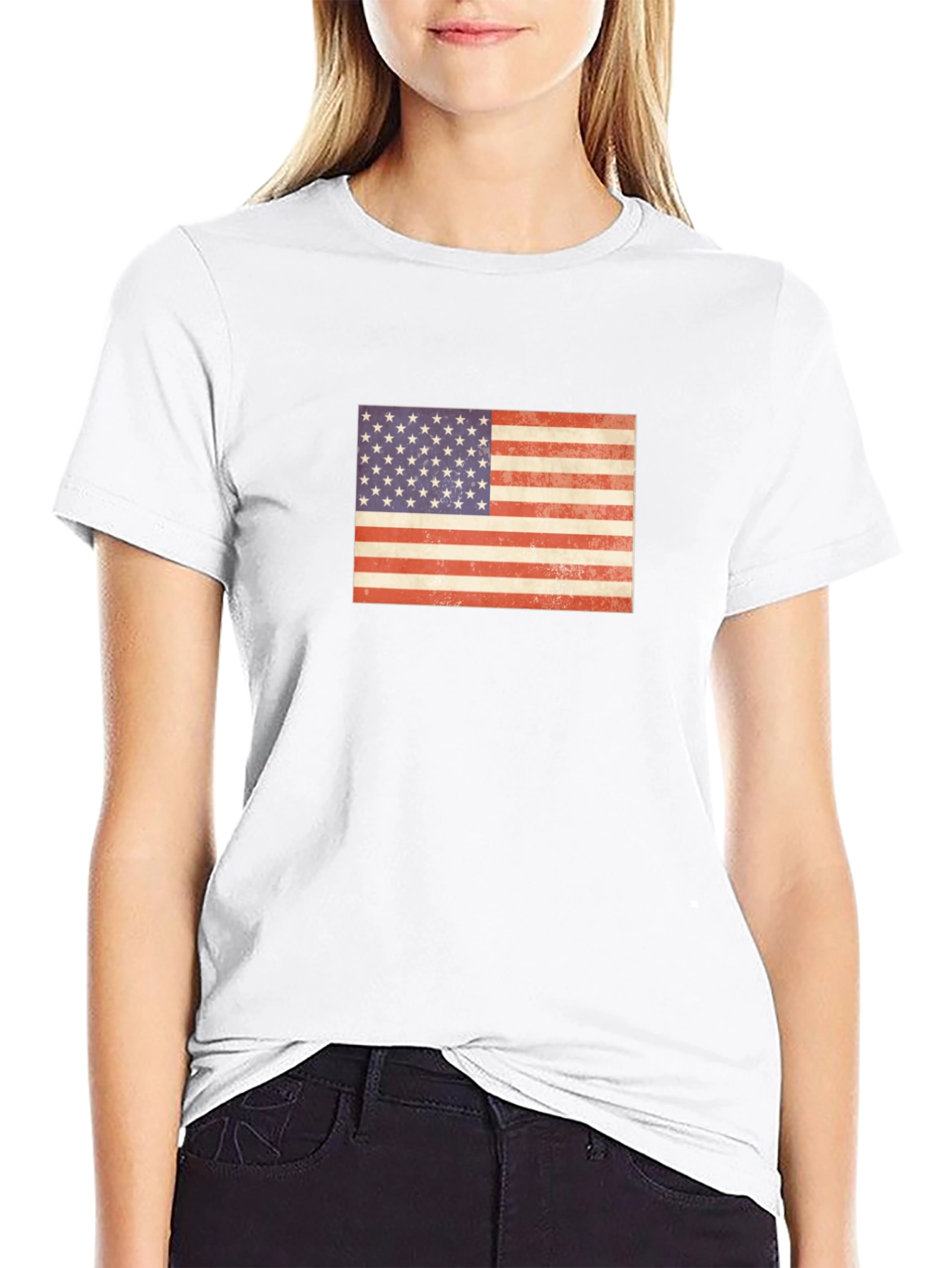 American Flag Graphic Tee - Patriotic Pride