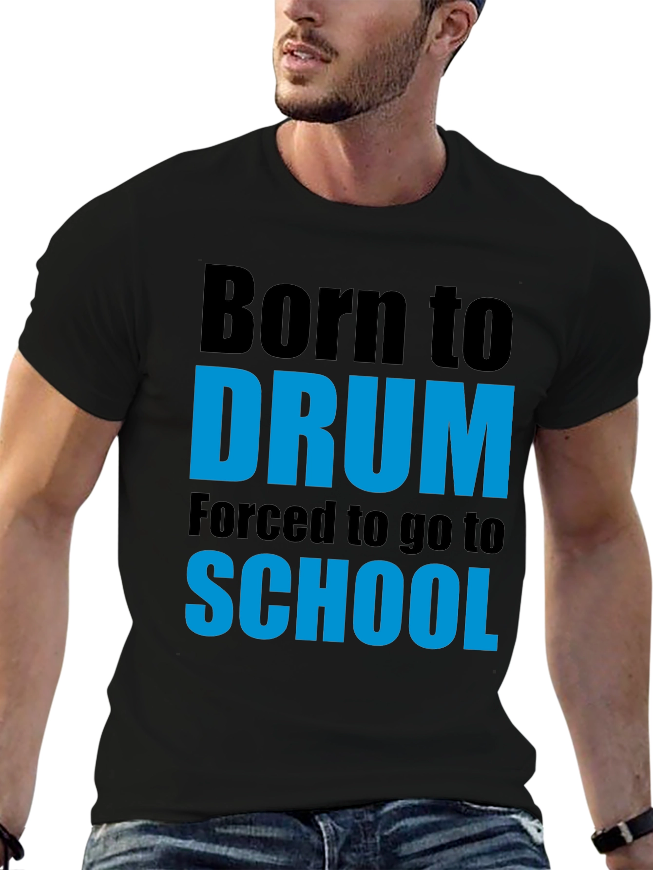 Born to Drum T-Shirt - Black