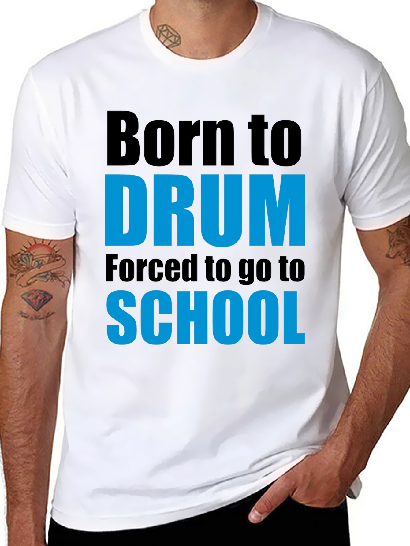 Born to Drum T-Shirt - Black
