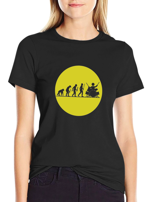 Evolution of a Drummer T-Shirt
