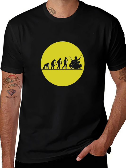 Evolution of a Drummer T-Shirt