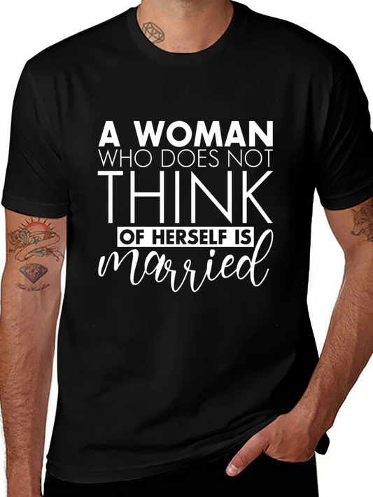 Funny Woman Married Graphic T-Shirt