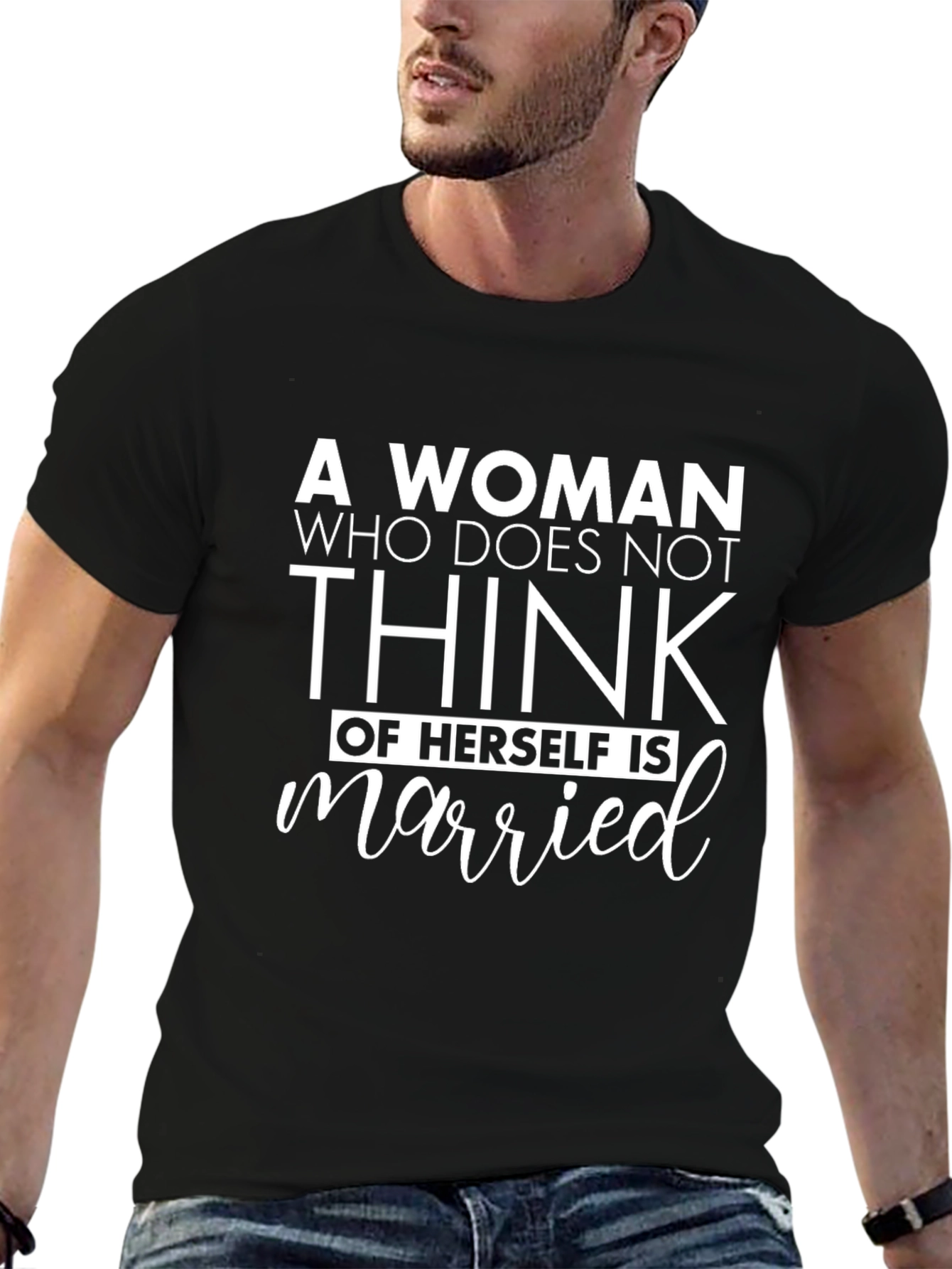Funny Woman Married Graphic T-Shirt